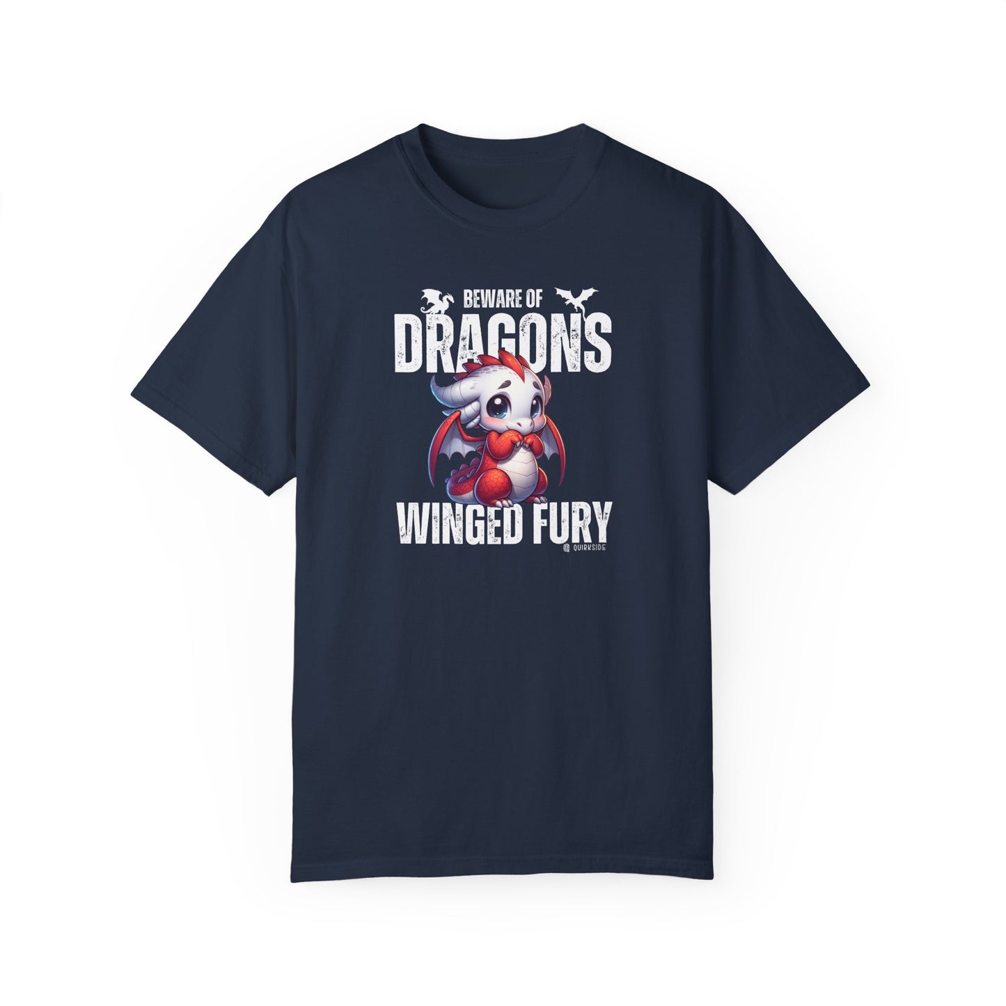Dragon Lover Unisex T-shirt, Dragon Tee Shirt, Fantasy Graphic Tee, Dragon Art Shirt, Dragon Apparel - Quirkside Creations
