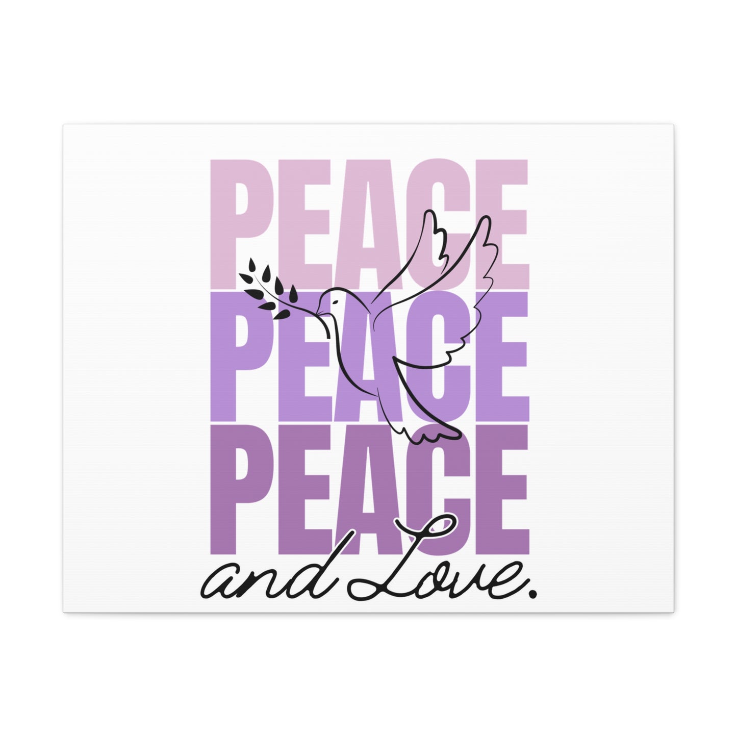 Peaceful Dove Canvas Wall Art, Inspirational Home Decor, Gift for Peace Lovers, Serenity Decor, Modern Art, Gift for Holidays
