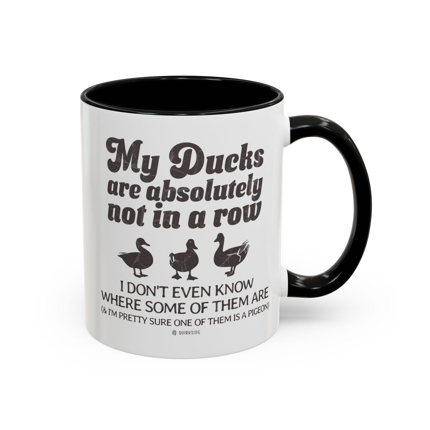Humorous Accent Coffee Mug, Gift for Duck Lovers, Quirky Coffee Cup for Home or Office, Fun Mug for Birthdays, Funny Office Gift