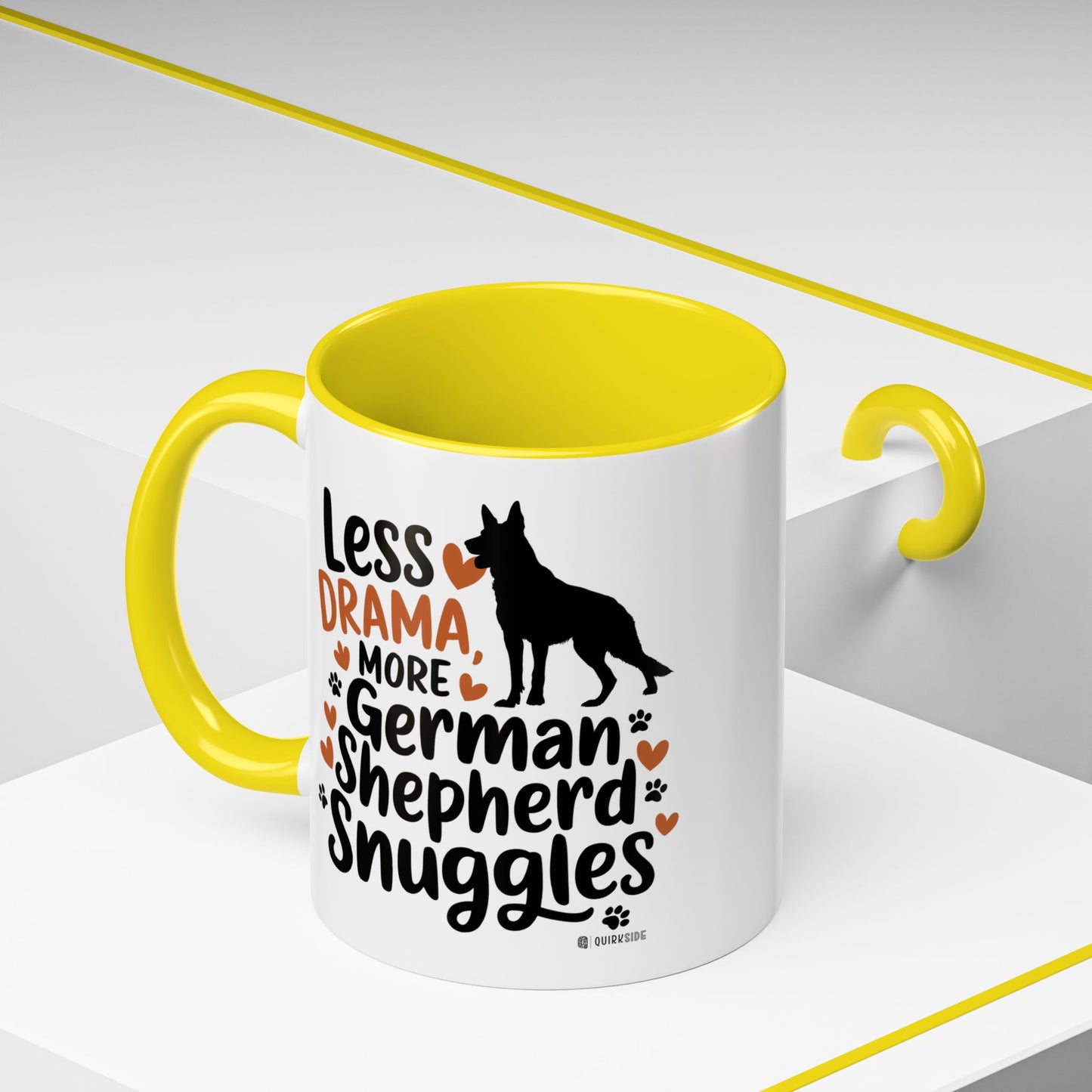 German Shepherd Love Mug | Accent Coffee Mug | Dog Mom Gift | Pet Owner Gift | Animal Lover Coffee Mug | Funny Dog Mug