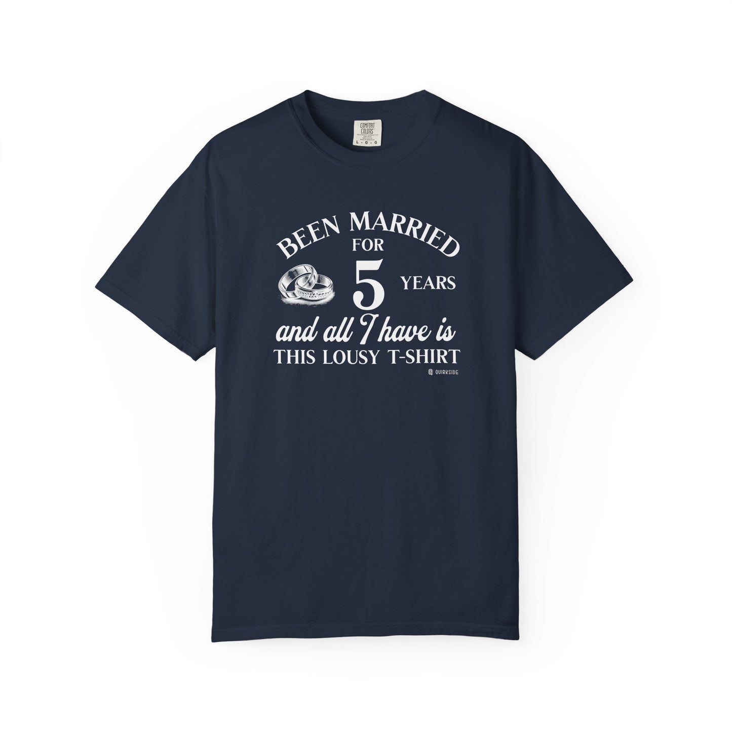 Hilarious Marriage Celebration T-shirt, Customizable Unisex Tee for Anniversary, Funny Gift, Humor Shirt, Wicked Sense of Humor Top