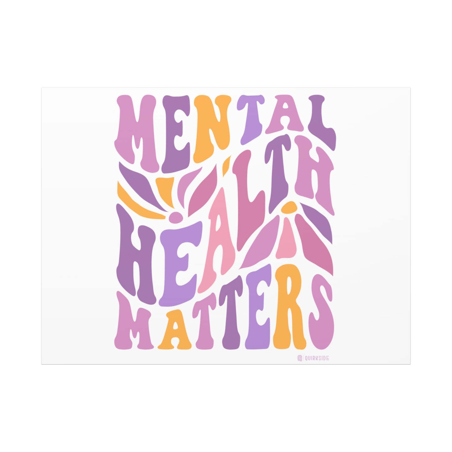 Mental Health Matters Canvas Art