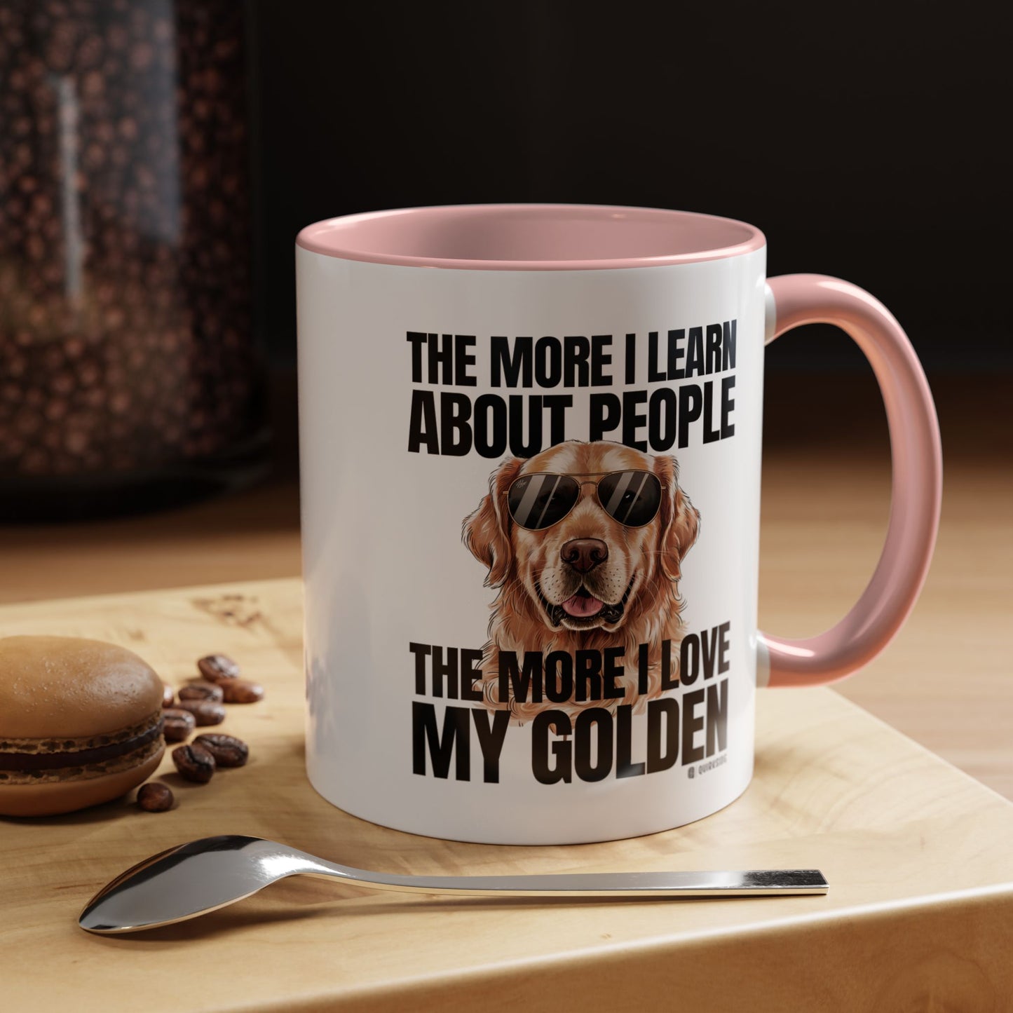 Golden Retriever Love Coffee Mug - Funny Dog Mug, Pet Owner Gift, Personalized Mug, Animal Lover Gift, Birthday Gift