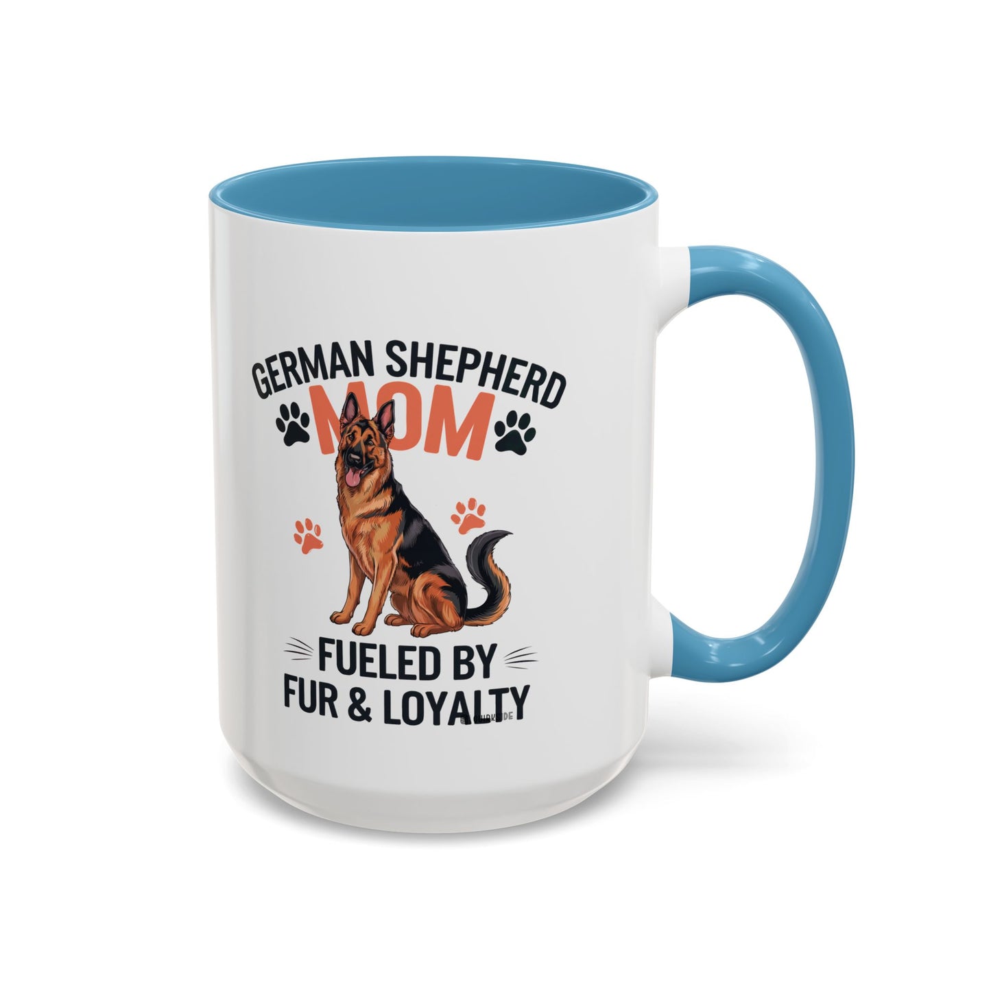 German Shepherd Mom Accent Coffee Mug: Perfect Gift for Dog Lovers, Pet Owners, Dog Enthusiasts, Animal Lovers