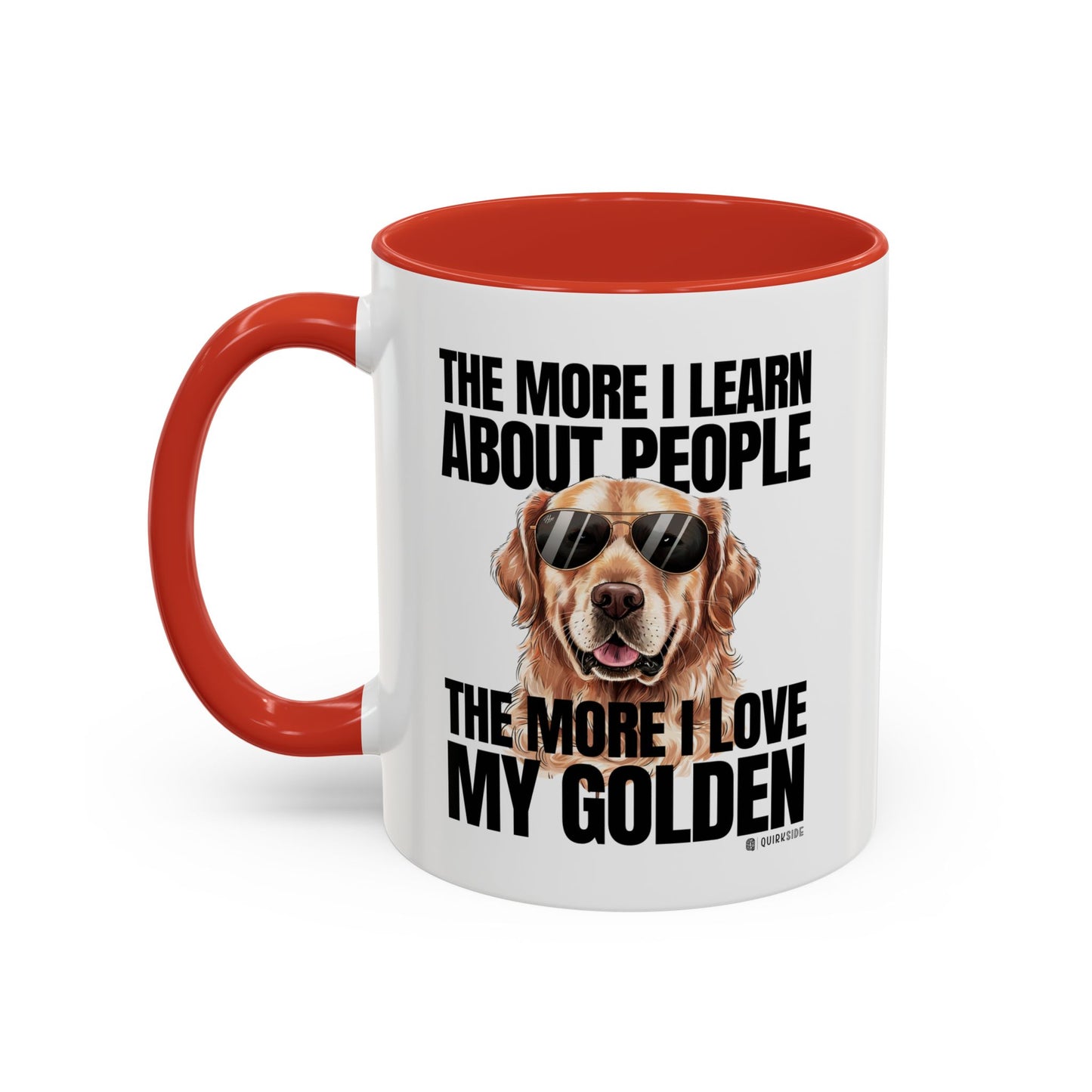 Golden Retriever Love Coffee Mug - Funny Dog Mug, Pet Owner Gift, Personalized Mug, Animal Lover Gift, Birthday Gift
