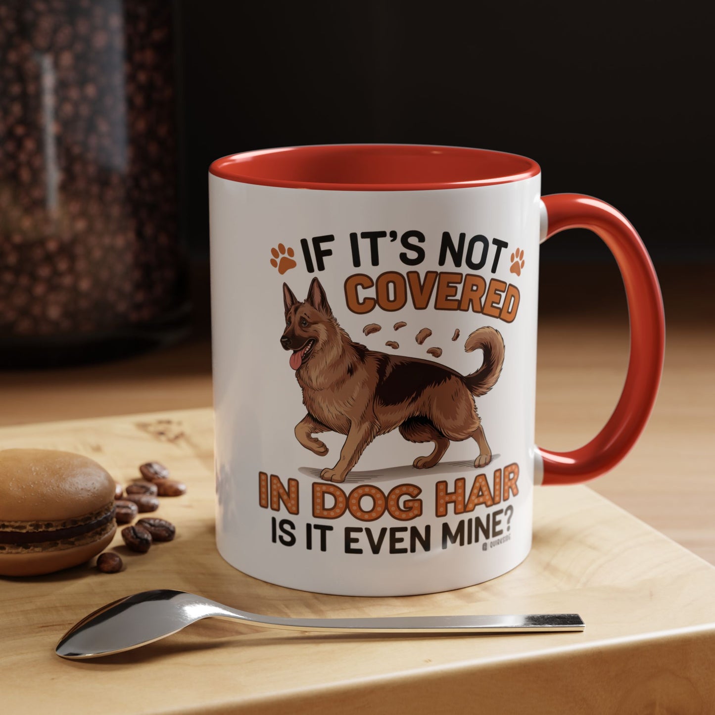 Dog Hair Lover's Coffee Mug | Funny Pet Mug | Gifts for Dog Owners | Cute Pet Lover Gift | Animal Lover Coffee Cup | Dog Mom Mug