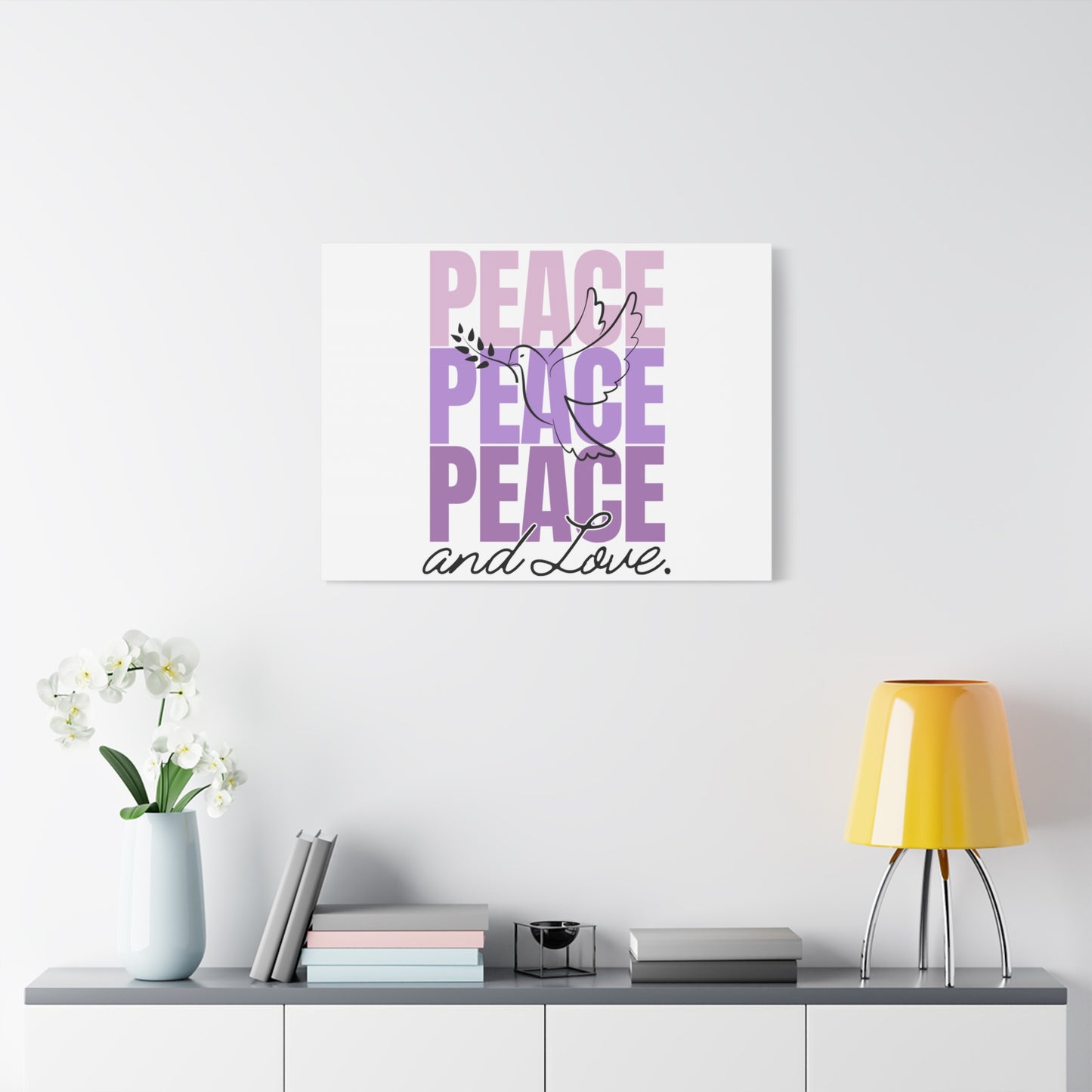 Peaceful Dove Canvas Wall Art, Inspirational Home Decor, Gift for Peace Lovers, Serenity Decor, Modern Art, Gift for Holidays