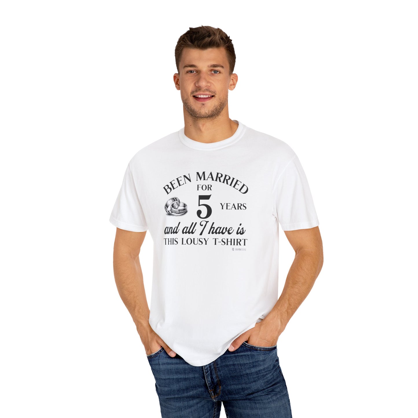 Hilarious Marriage Celebration T-shirt, Customizable Unisex Tee for Anniversary, Funny Gift, Humor Shirt, Wicked Sense of Humor Top