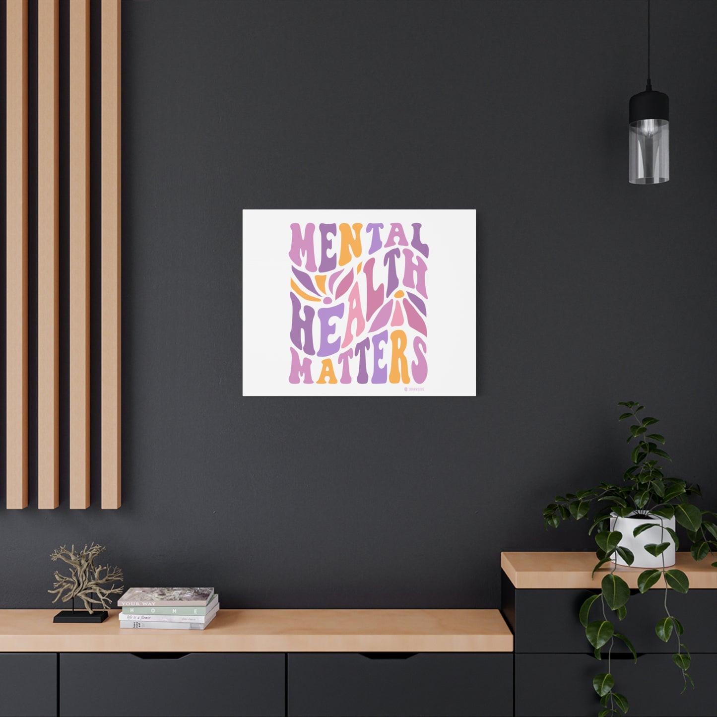 Mental Health Matters Canvas Art