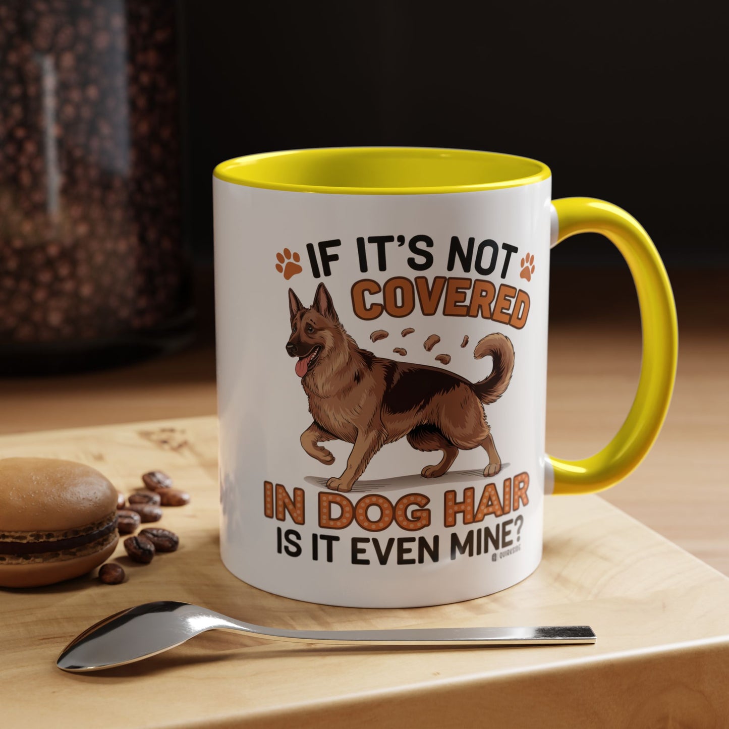 Dog Hair Lover's Coffee Mug | Funny Pet Mug | Gifts for Dog Owners | Cute Pet Lover Gift | Animal Lover Coffee Cup | Dog Mom Mug