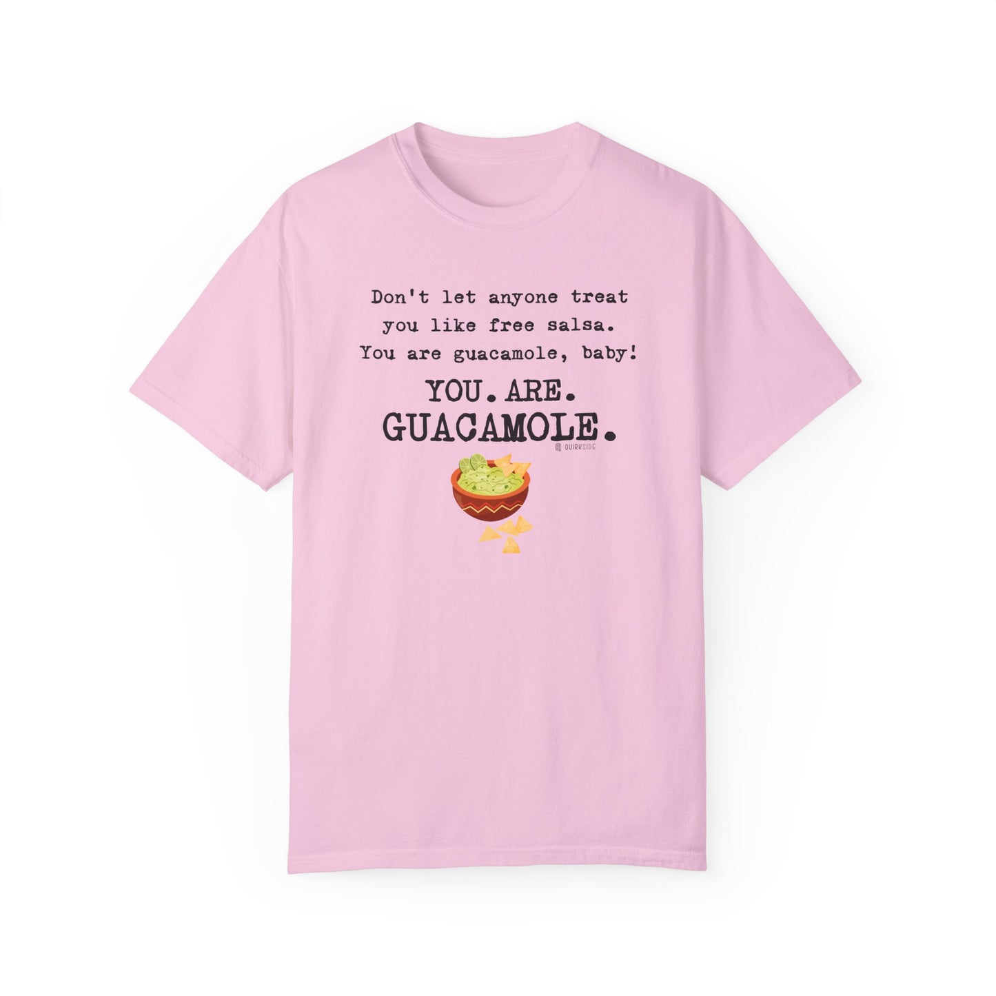 Premium Guacamole Unisex Garment-Dyed T-shirt, Funny Avocado Lover Tee, Gift for Foodie, Soft Graphic Tee, Unique Graphic Tee, Novelty Top - Quirkside Creations