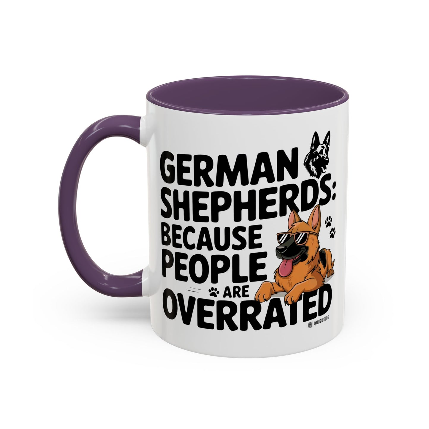 German Shepherds Coffee Mug - Funny Dog Lover Gift, Pet Parent Humor, Animal Lover Decor, Unique Holiday Present, Dog Breed Lovers