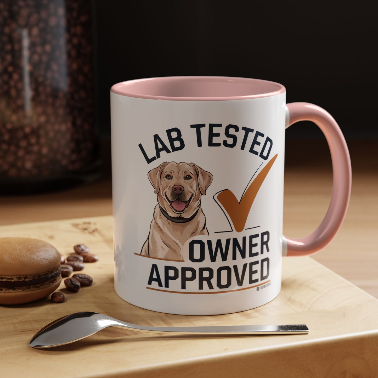 Lab Tested Owner Approved Coffee Mug, Dog Lover Gift, Pet Owner Present, Funny Mug for Dog Moms, Lab Dog Coffee Mug, Unique Dog Gifts