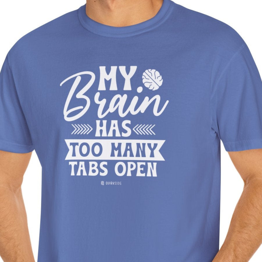 Funny Overloaded Mind Unisex T-shirt, Computer Inspired Tee, Graphic Tee, Programmer Gift, IT Shirt