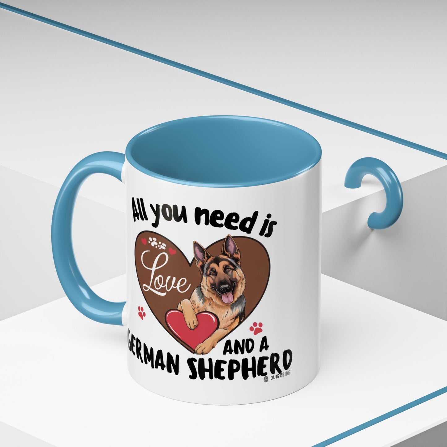 German Shepherd Love Mug | Dog Owner Gift | Coffee Cup | Animal Lover Gift | Pet Lover's Mug | Cute Pet Coffee Mug