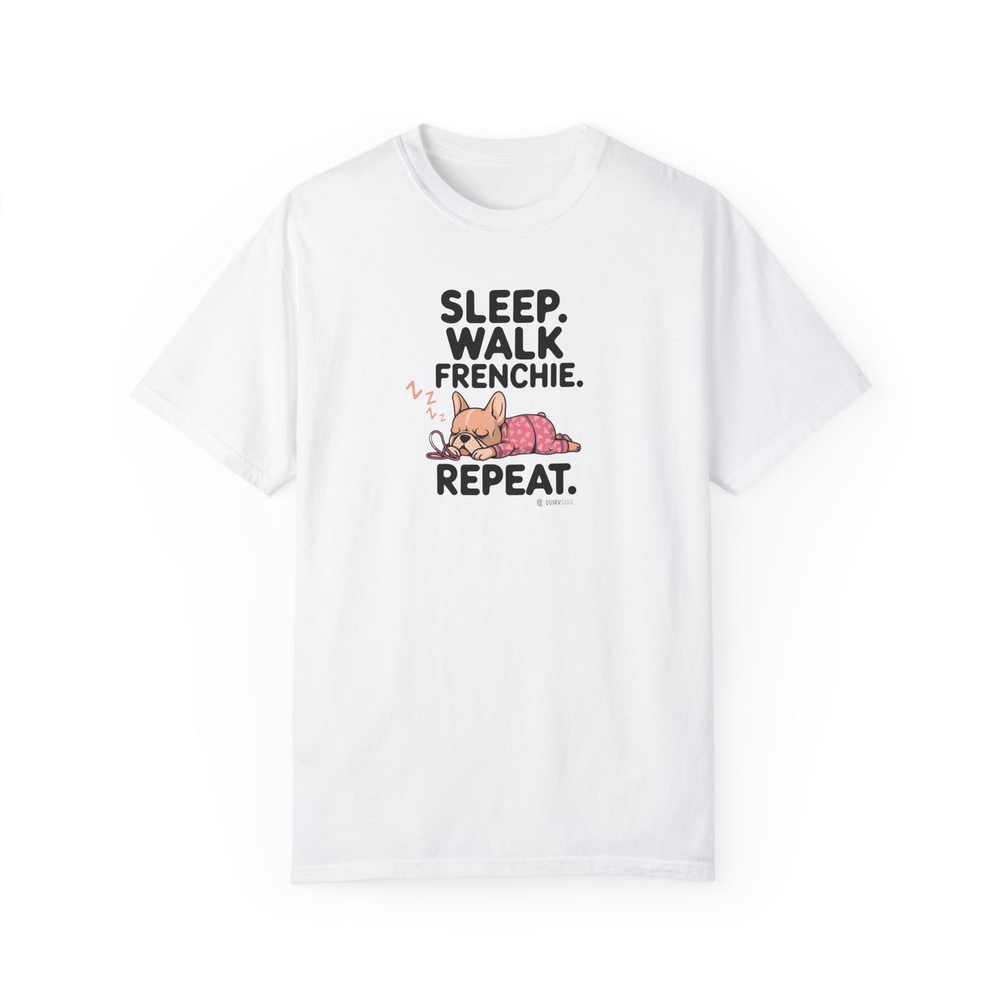 French Bulldog Lover Unisex Garment-Dyed T-shirt, Dog Parent Tee, Cute Bulldog Shirt, Pet Lover Top, Animal Graphic Tee
