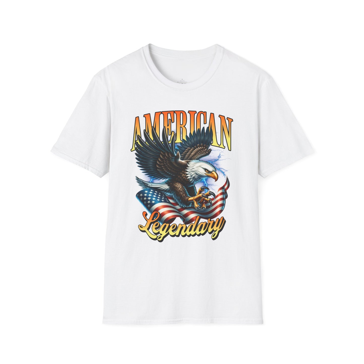 American Bald Eagle Patriotic T-Shirt, Unisex Shirt, American Pride Tee, Independence Day Shirt - Quirkside Creations