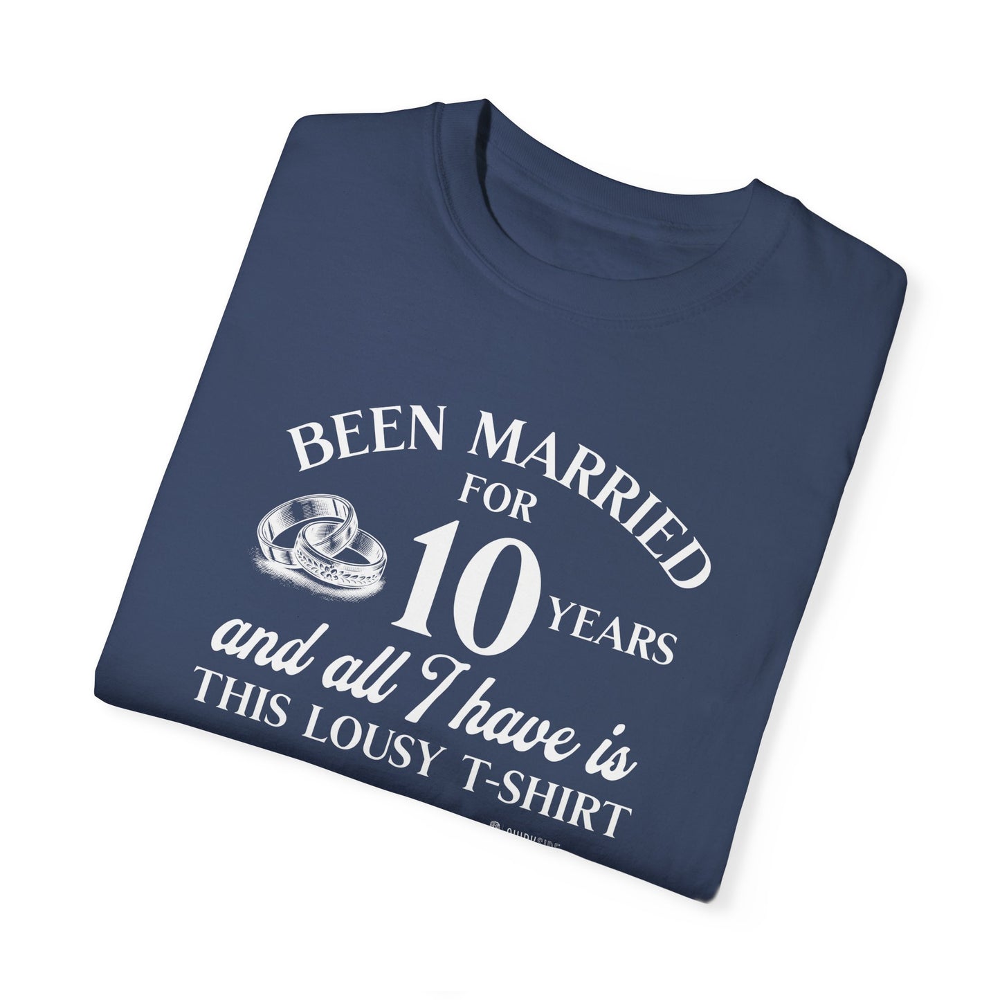 Hilarious Marriage Celebration T-shirt, Customizable Unisex Tee for Anniversary, Funny Gift, Humor Shirt, Wicked Sense of Humor Top - Quirkside Creations