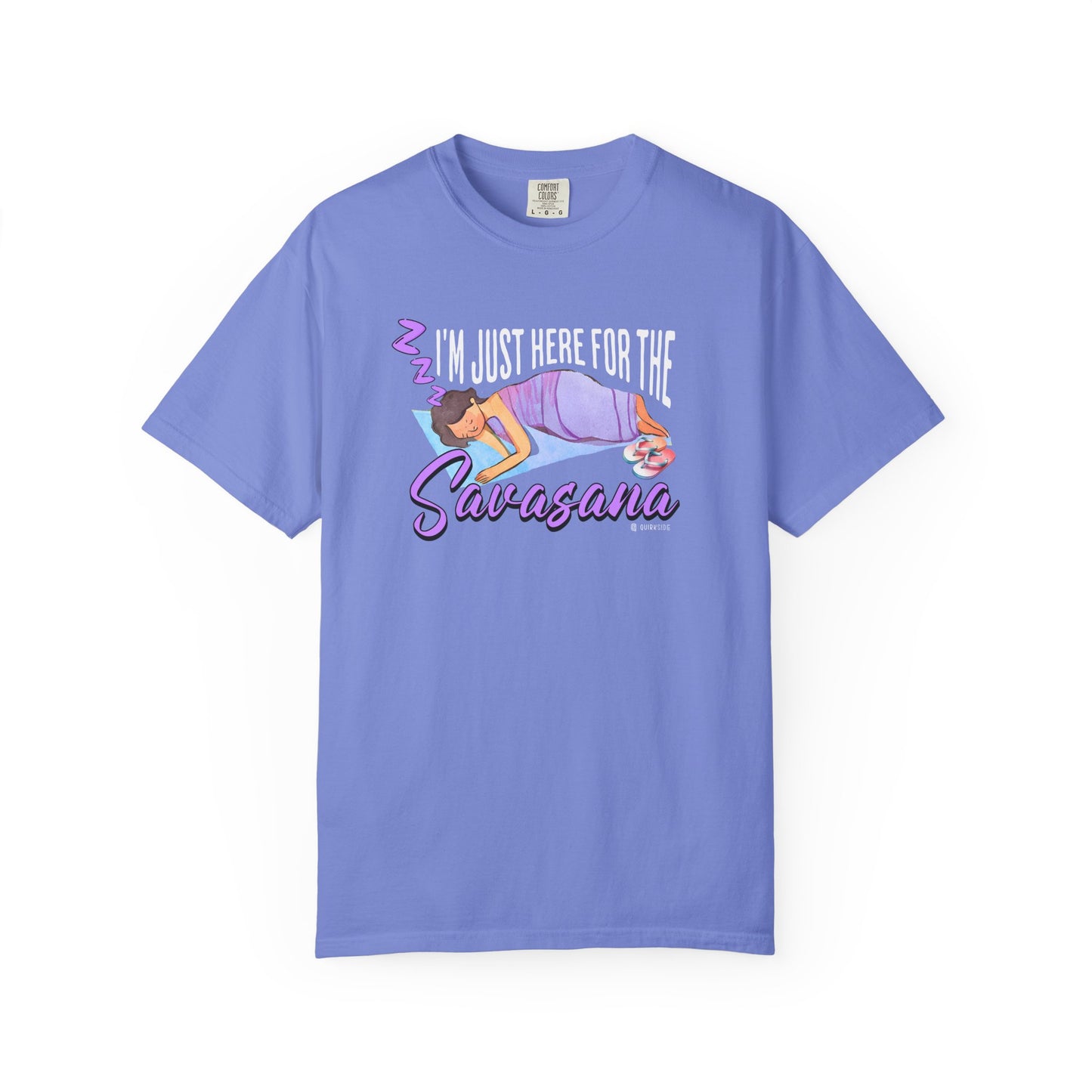 Yoga Lover Unisex Garment-Dyed T-shirt, Funny Quote Tee, Meditation Shirt, Relaxation Top, Namaste Apparel