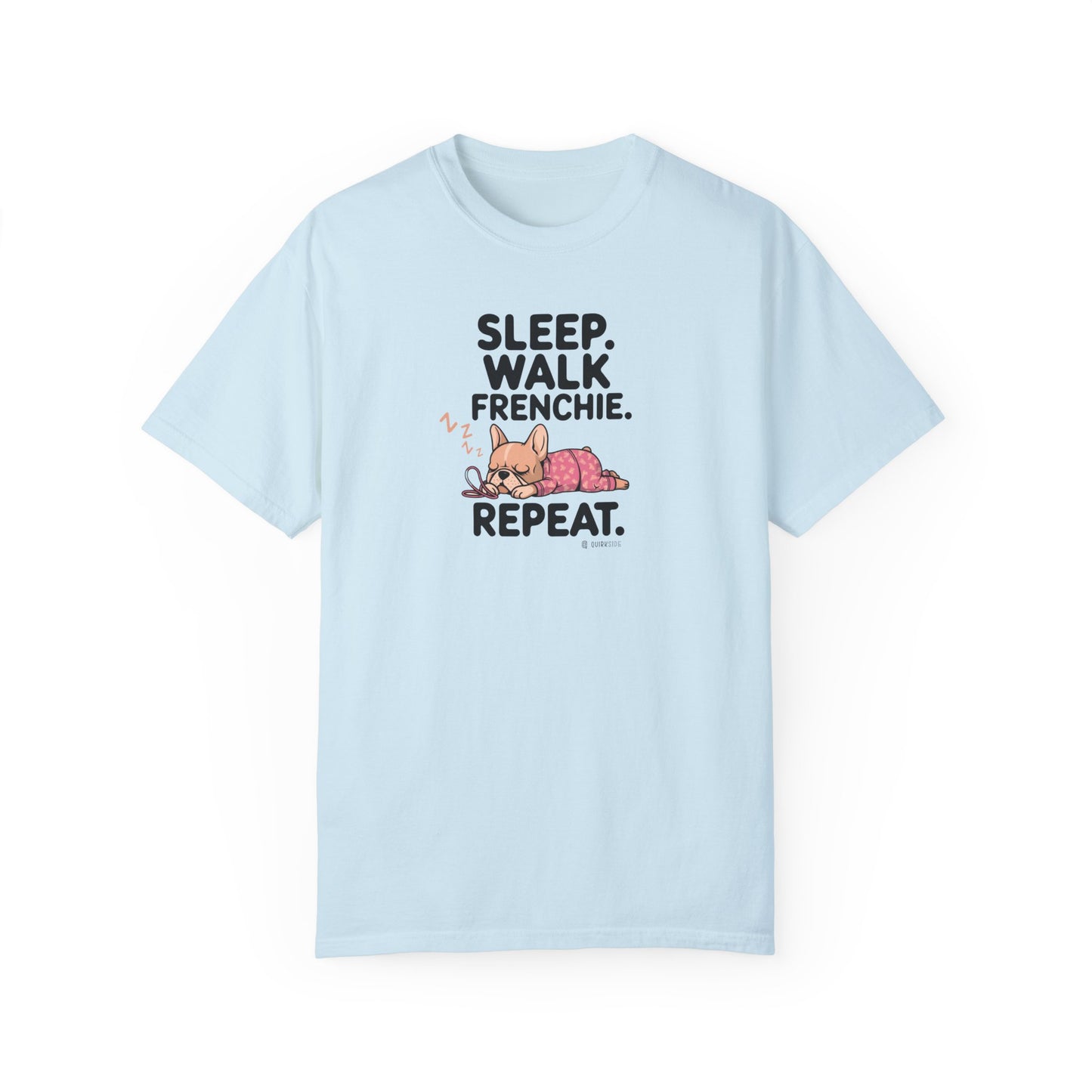 French Bulldog Lover Unisex Garment-Dyed T-shirt, Dog Parent Tee, Cute Bulldog Shirt, Pet Lover Top, Animal Graphic Tee