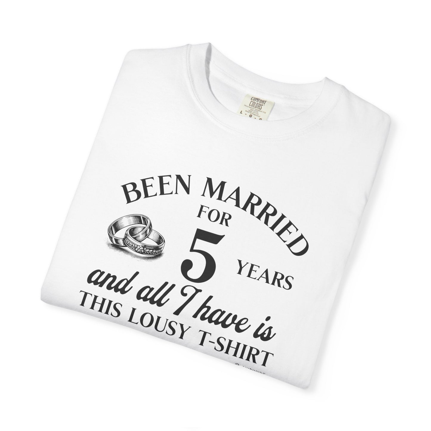 Hilarious Marriage Celebration T-shirt, Customizable Unisex Tee for Anniversary, Funny Gift, Humor Shirt, Wicked Sense of Humor Top