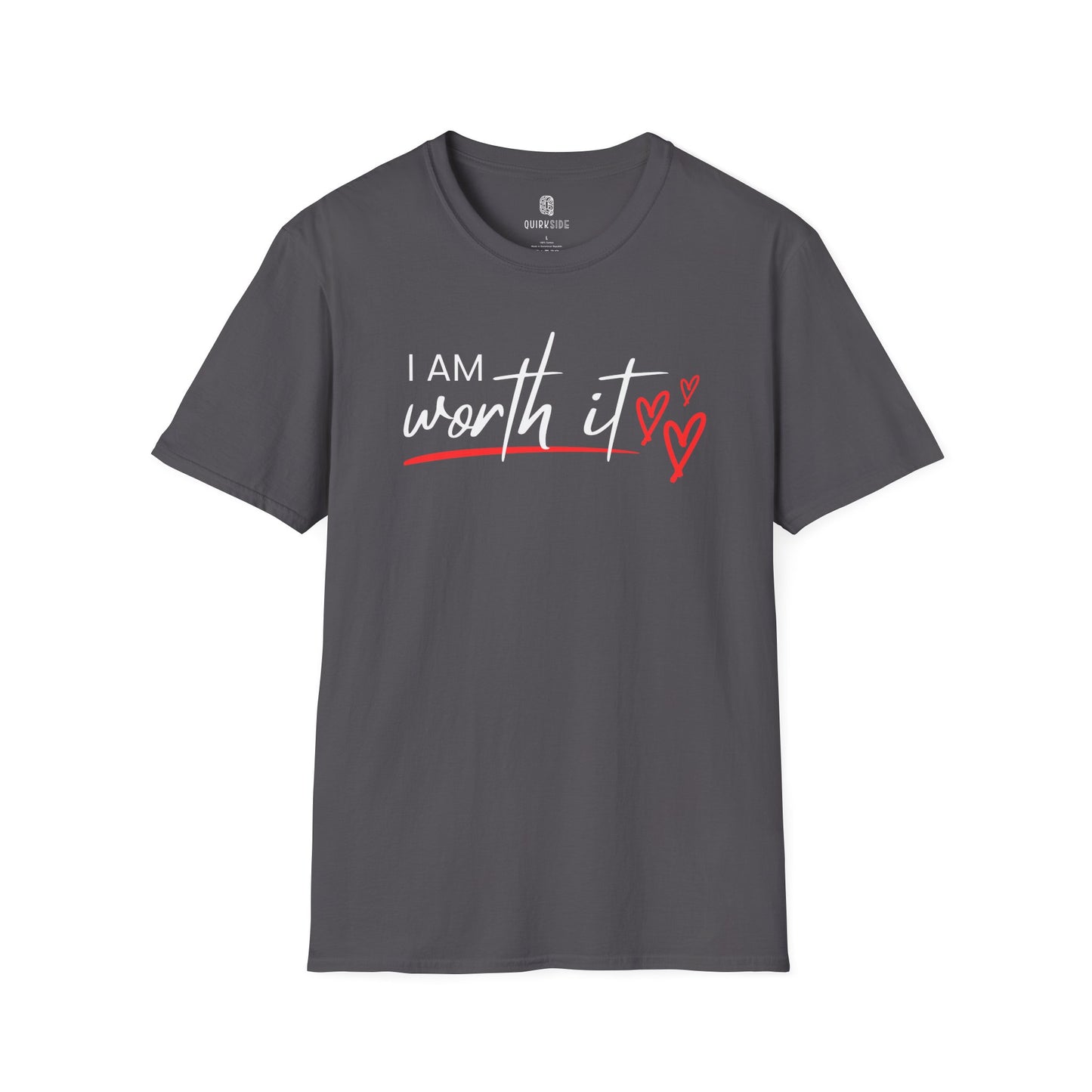 Inspirational Self-Worth Unisex T-Shirt, Self-Confidence Tee, Motivational Shirt, Empowering Graphic Top, Positive Quote Apparel - Quirkside Creations