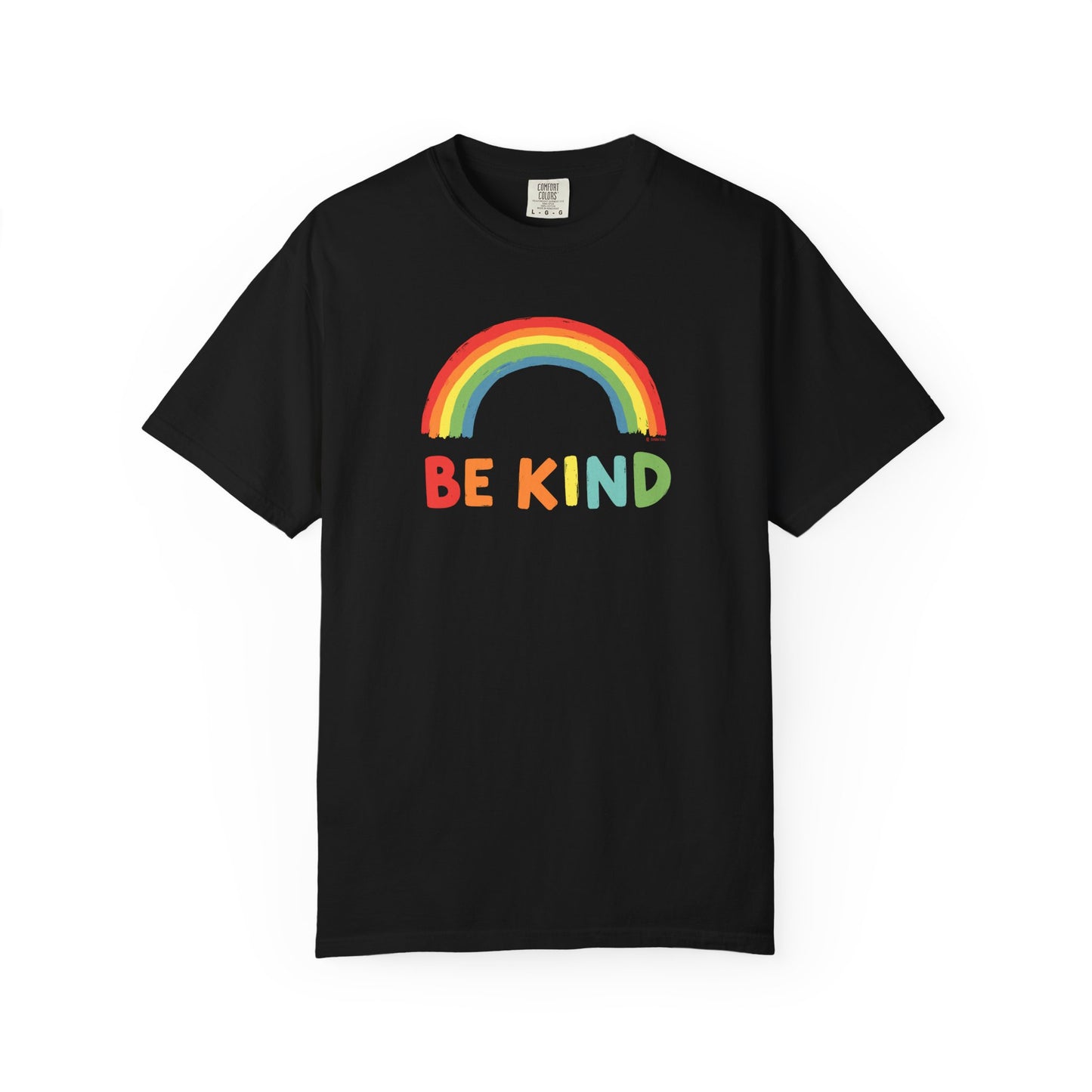 Kindness Promotion T-shirt, Positive Message Tee, Colorful Be Kind Shirt, Unisex Friendly Reminder Top, Inspirational Graphic Tee