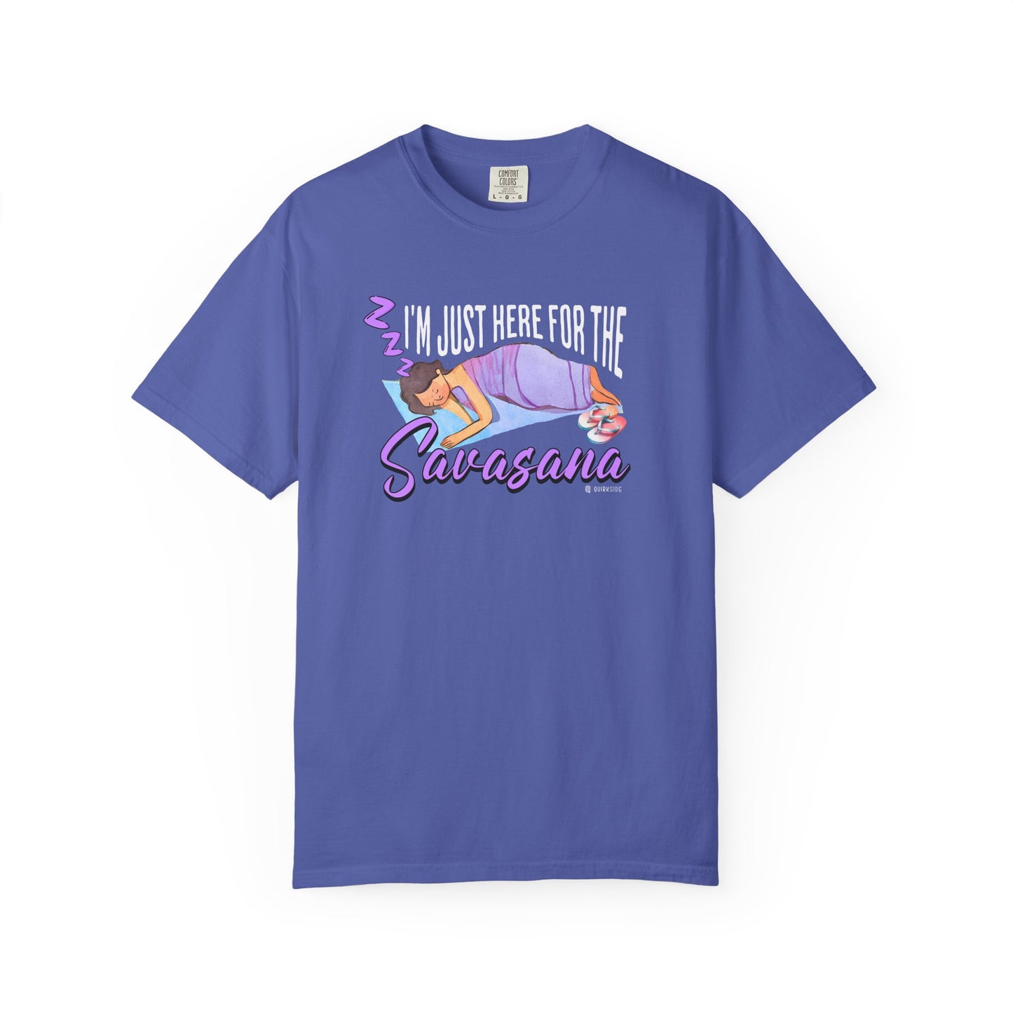 Yoga Lover Unisex Garment-Dyed T-shirt, Funny Quote Tee, Meditation Shirt, Relaxation Top, Namaste Apparel