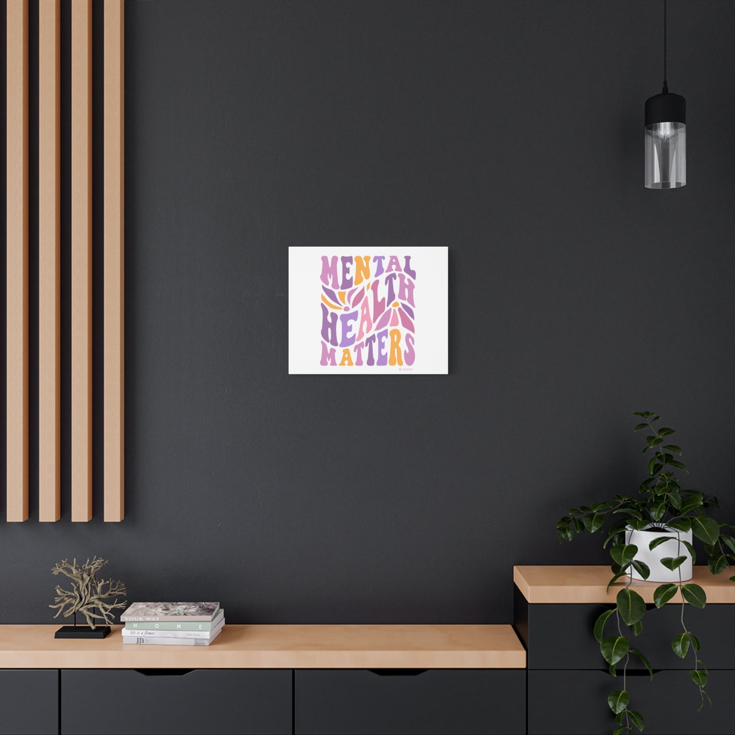 Mental Health Matters Canvas Art