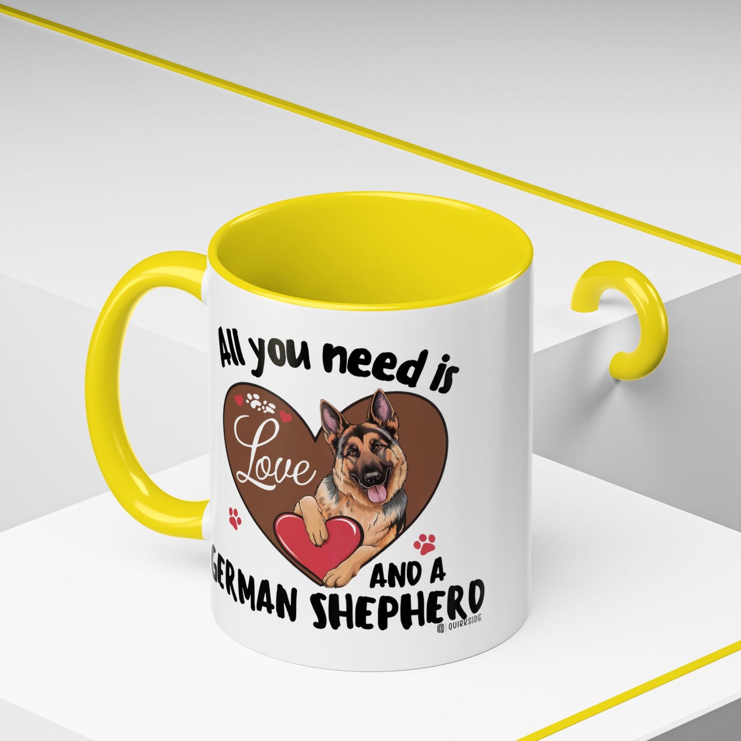 German Shepherd Love Mug | Dog Owner Gift | Coffee Cup | Animal Lover Gift | Pet Lover's Mug | Cute Pet Coffee Mug