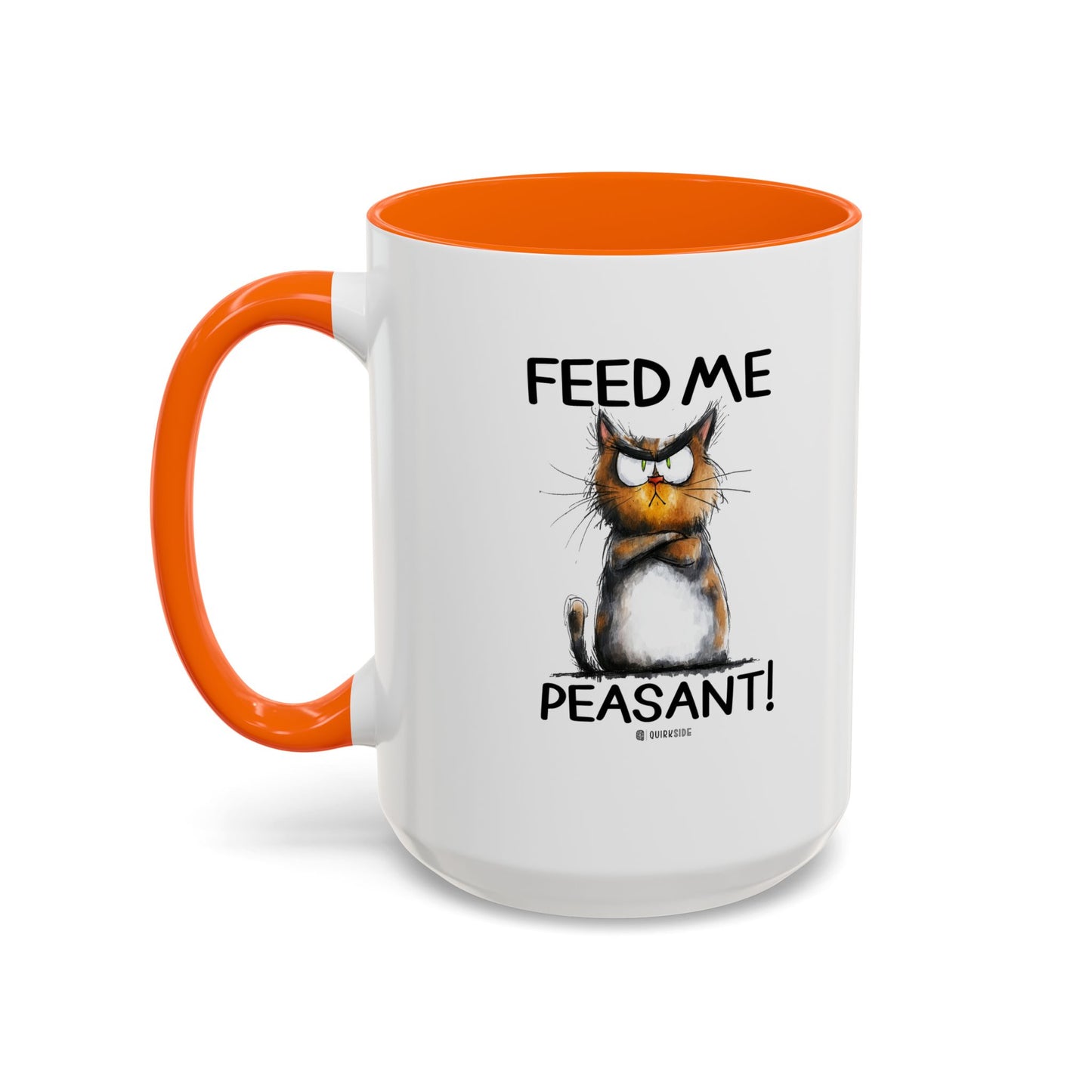 Sassy Cat Accent Coffee Mug | Funny Gift for Cat Lovers | Cute Home Coffee Mug | Unique Cat Mom Present | 11oz & 15oz Available