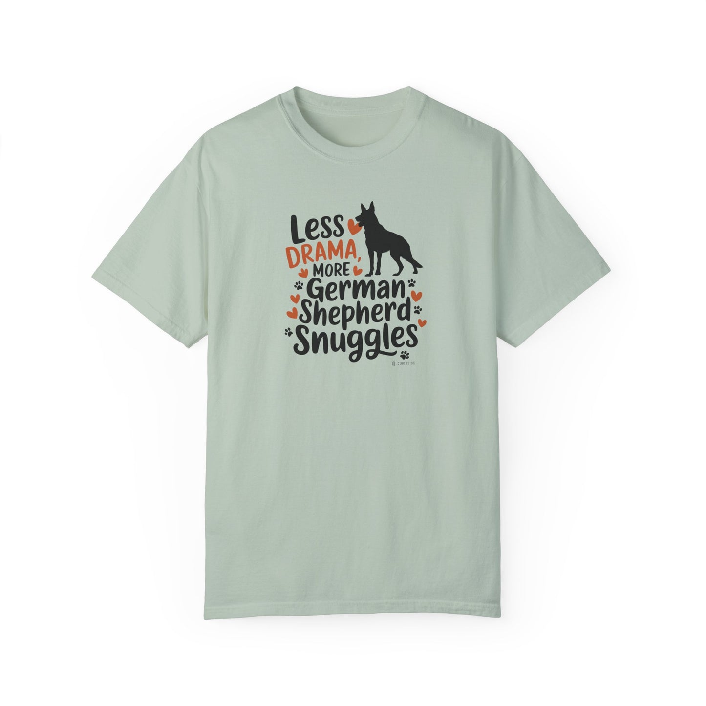 German Shepherd Dog Lover Unisex Garment-Dyed T-shirt, Parent Gift, Funny Dog Tee, Dog Mom Shirt, Gift for Dog Lovers