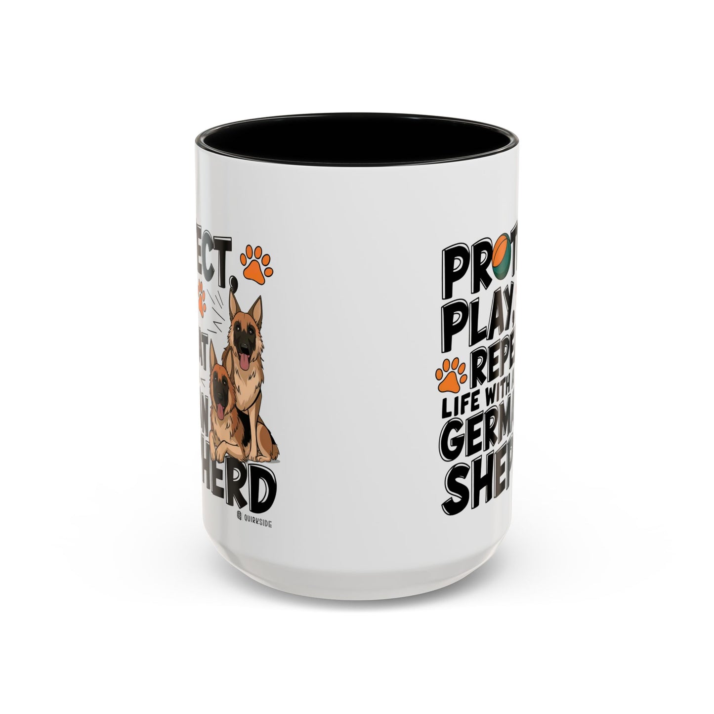 German Shepherd Lover's Accent Coffee Mug - Perfect Gift for Dog Owners, Pet Lovers, Birthdays, Holidays, Home Decor