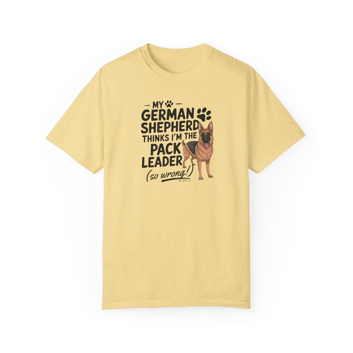 German Shepherd Dog Lover Unisex Garment-Dyed T-shirt, Parent Gift, Funny Dog Tee, Dog Mom Shirt, Gift for Dog Lovers
