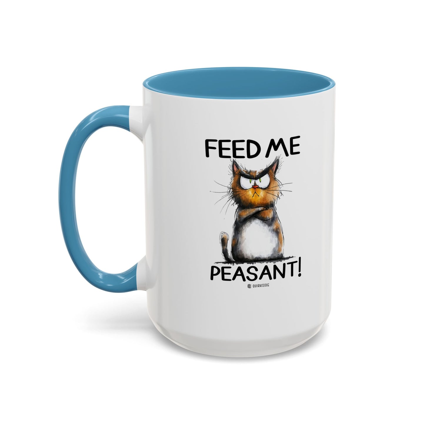 Sassy Cat Accent Coffee Mug | Funny Gift for Cat Lovers | Cute Home Coffee Mug | Unique Cat Mom Present | 11oz & 15oz Available