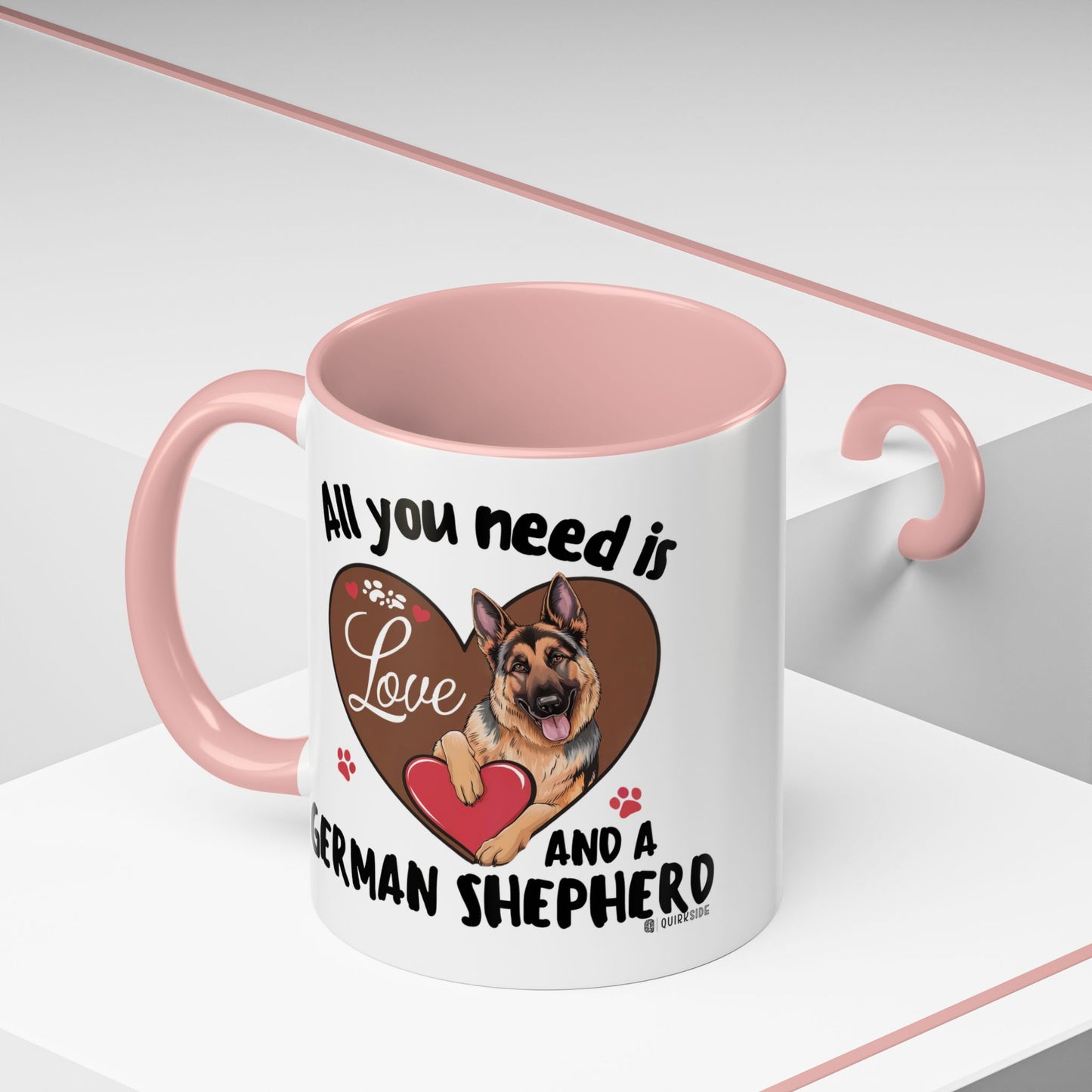 German Shepherd Love Mug | Dog Owner Gift | Coffee Cup | Animal Lover Gift | Pet Lover's Mug | Cute Pet Coffee Mug