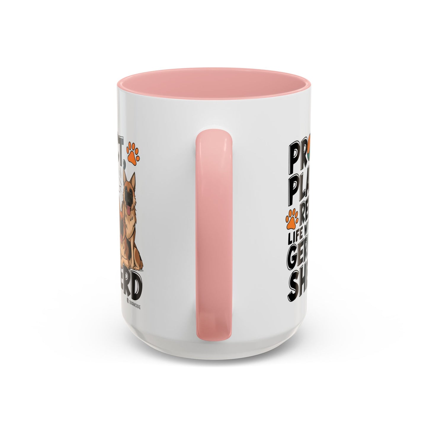 German Shepherd Lover's Accent Coffee Mug - Perfect Gift for Dog Owners, Pet Lovers, Birthdays, Holidays, Home Decor