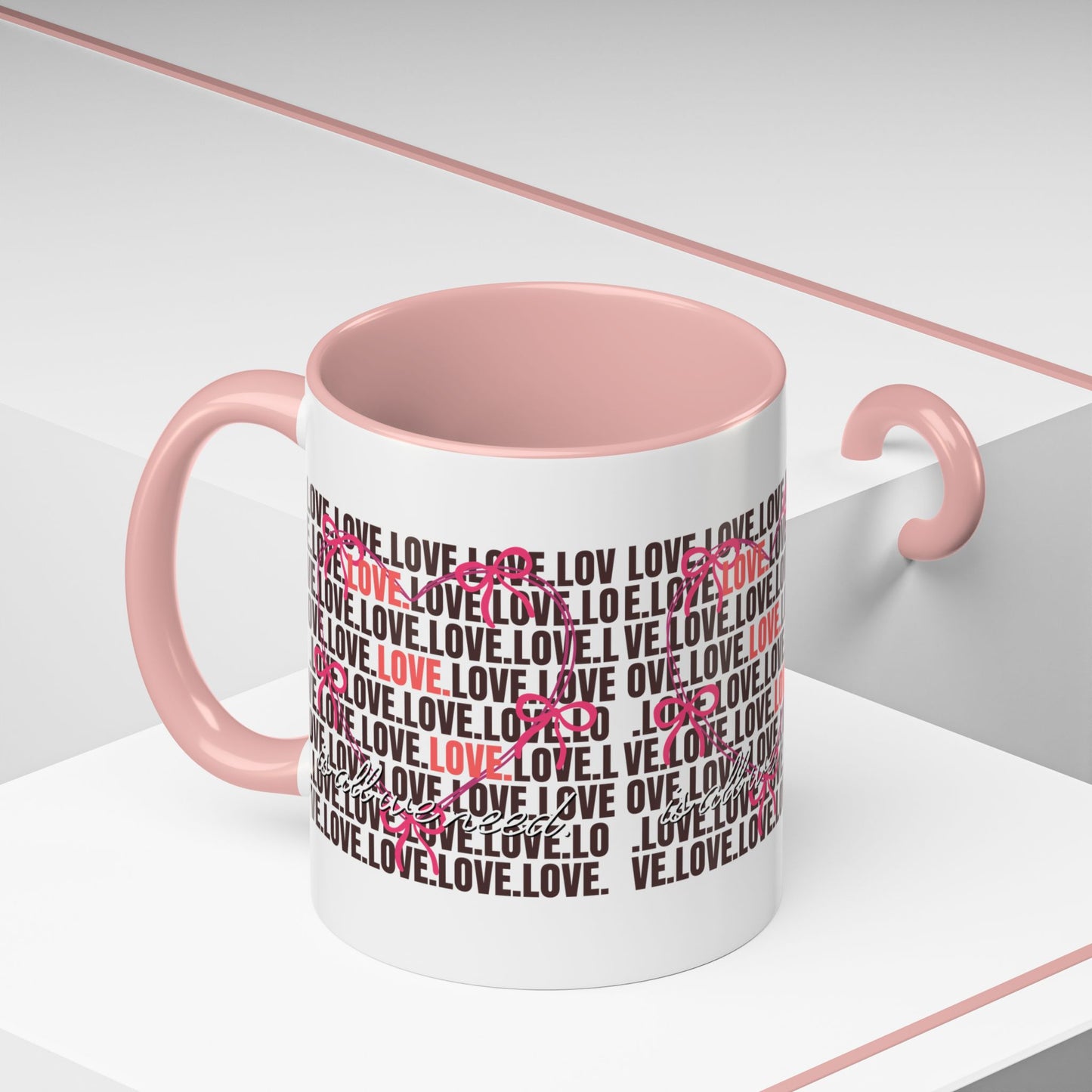 Romantic Love Coffee Mug - Perfect Gift for Anniversary, Valentine's Day, Wedding, Love-Themed Decor, Ceramic Drinkware
