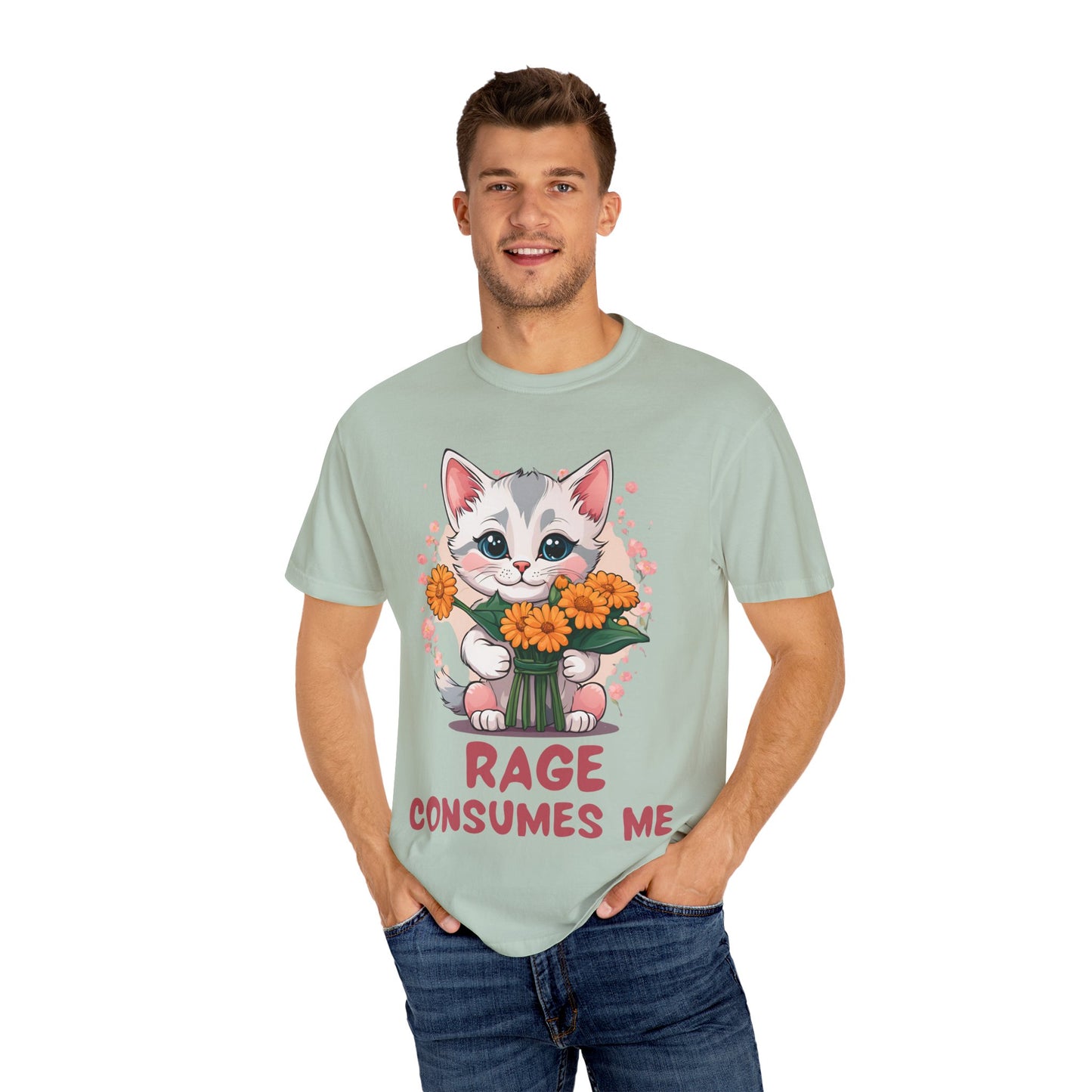 Funny Kitten T-Shirt, Cat Lover Tee, Cute Feline Graphic Shirt, Humorous Pet Owner Top, Animal Rage Quote Apparel - Quirkside Creations