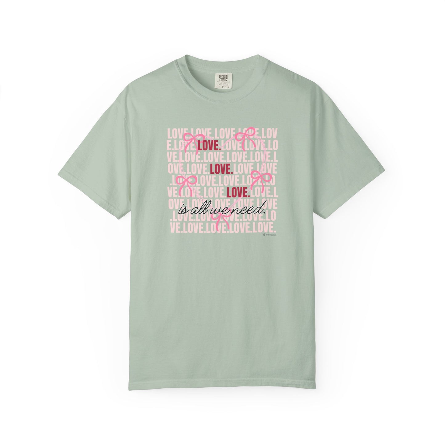 Peaceful Vibes Unisex T-shirt, Kindness Love Tee, Inspirational Shirt, Positivity Apparel, Comfortable Garment-Dyed Top