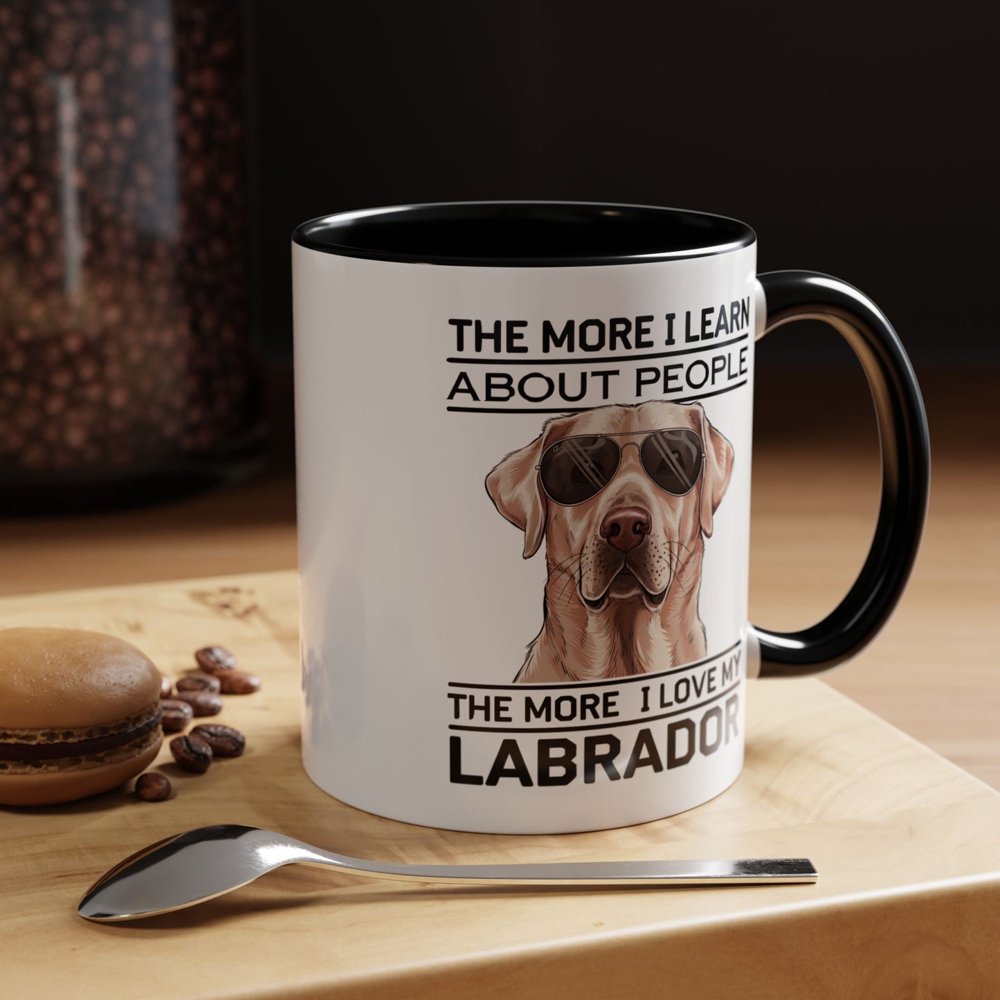 Labrador Coffee Mug - Cute Dog Lover Gift, Funny Pet Lover Cup, Labrador Owner Birthday, Dog Mom, Unique Animal Lover Present
