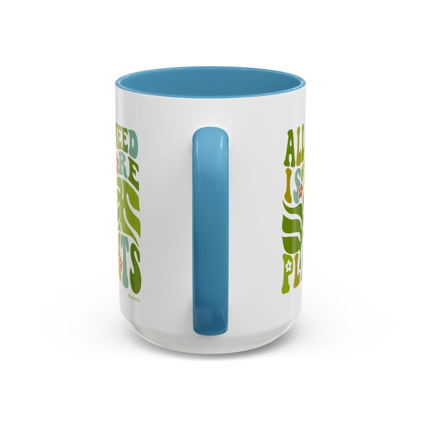 Botanical Coffee Mug - All I Need is More Plants, Plant Lover Gift, Home Decor, Gardening Mug, Eco-Friendly Coffee Cup