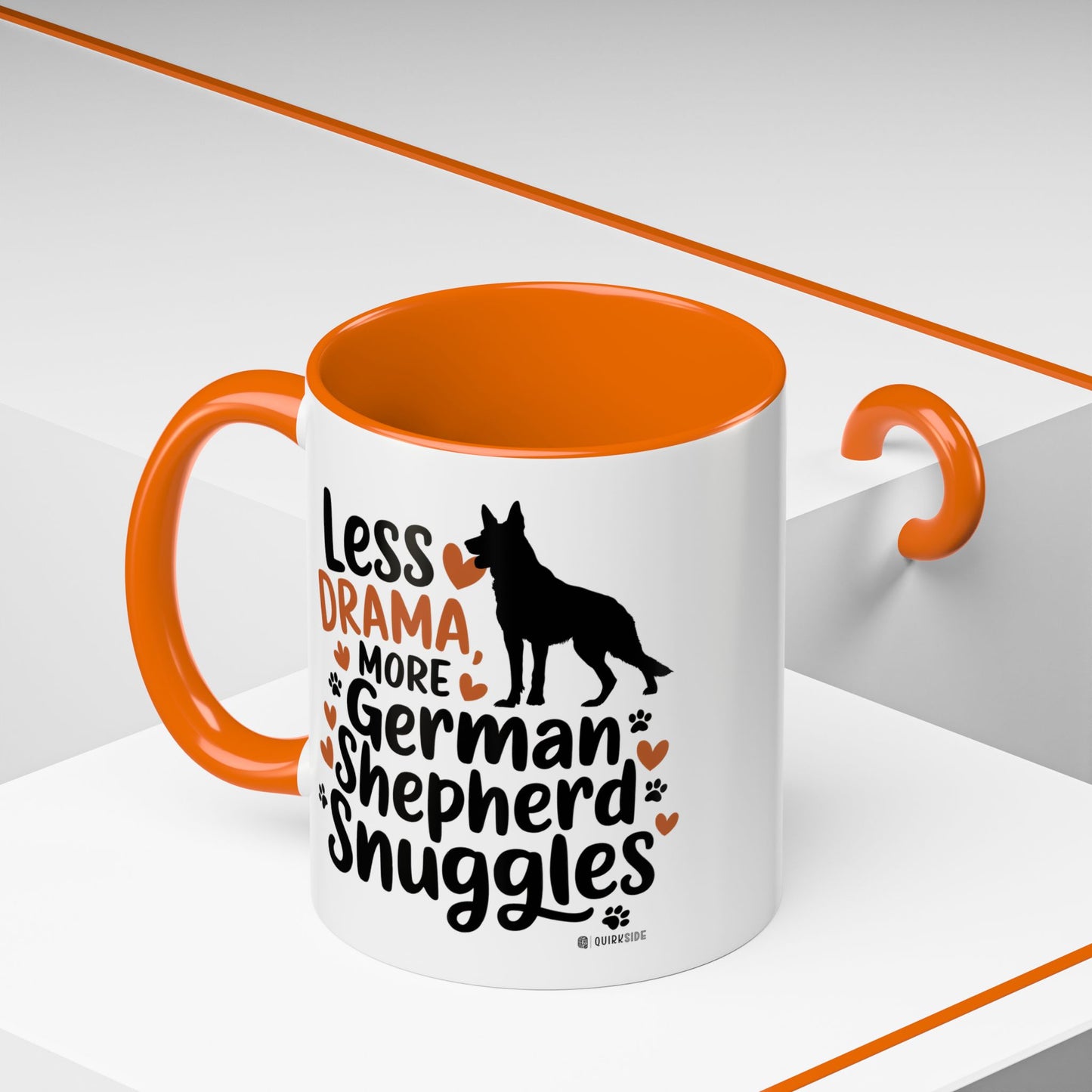 German Shepherd Love Mug | Accent Coffee Mug | Dog Mom Gift | Pet Owner Gift | Animal Lover Coffee Mug | Funny Dog Mug