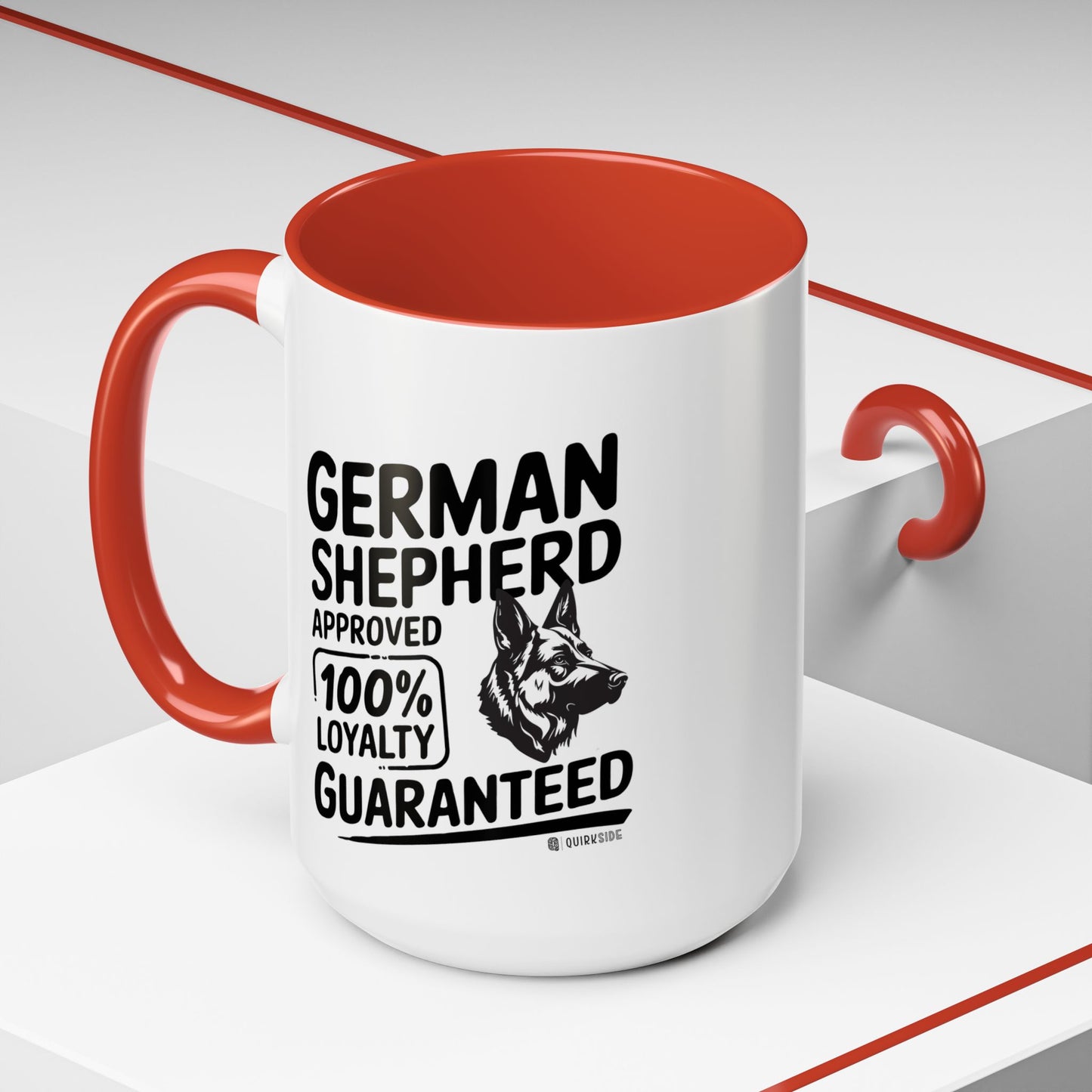 German Shepherd Lover Coffee Mug, Dog Owner Gift, Animal Lover Mug, Pet Parent Gift, Loyalty Guaranteed Mug