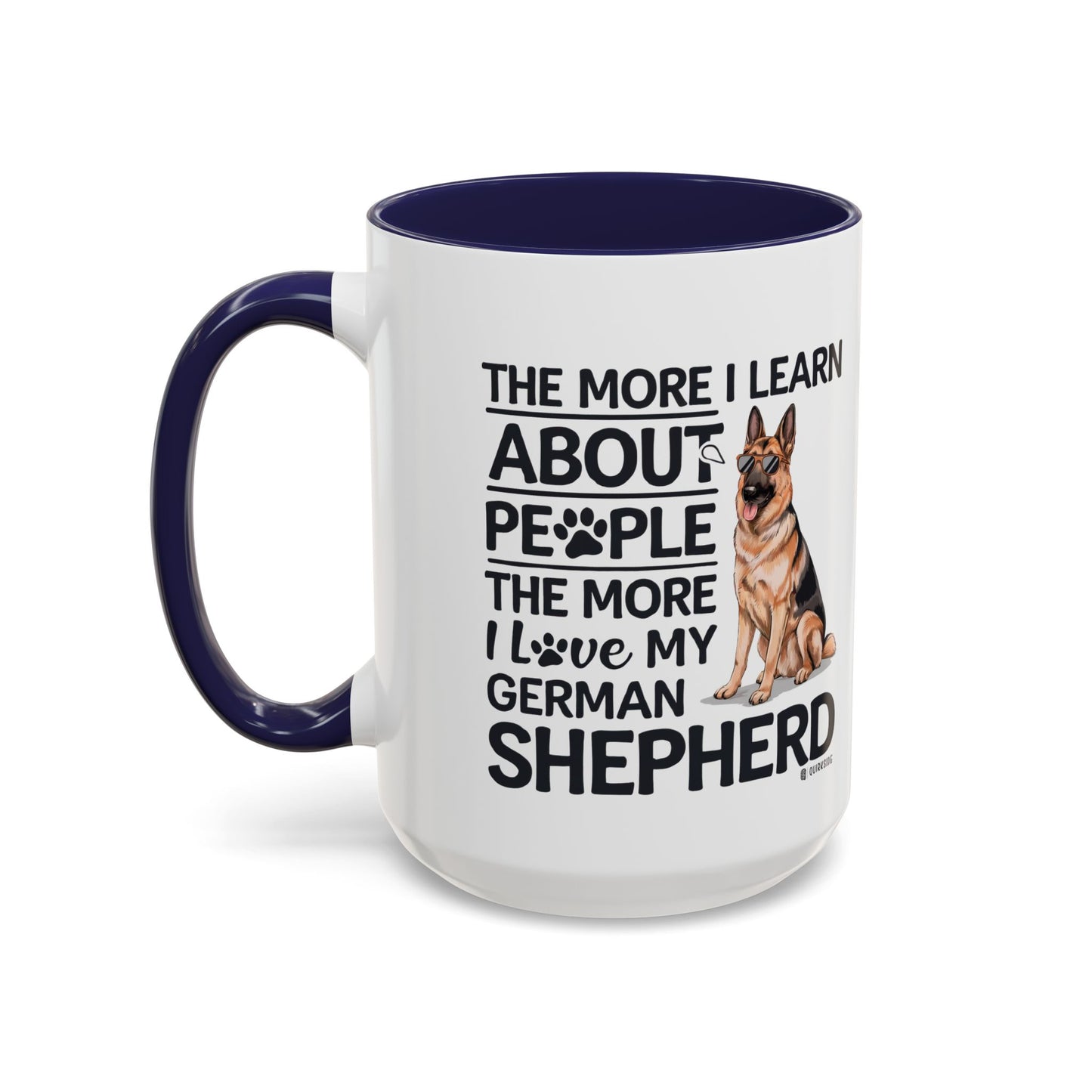 German Shepherd Love Coffee Mug, Dog Lover Gift, Pet Owner Mug, Birthday Gift, Animal Lover, Personalized Mug
