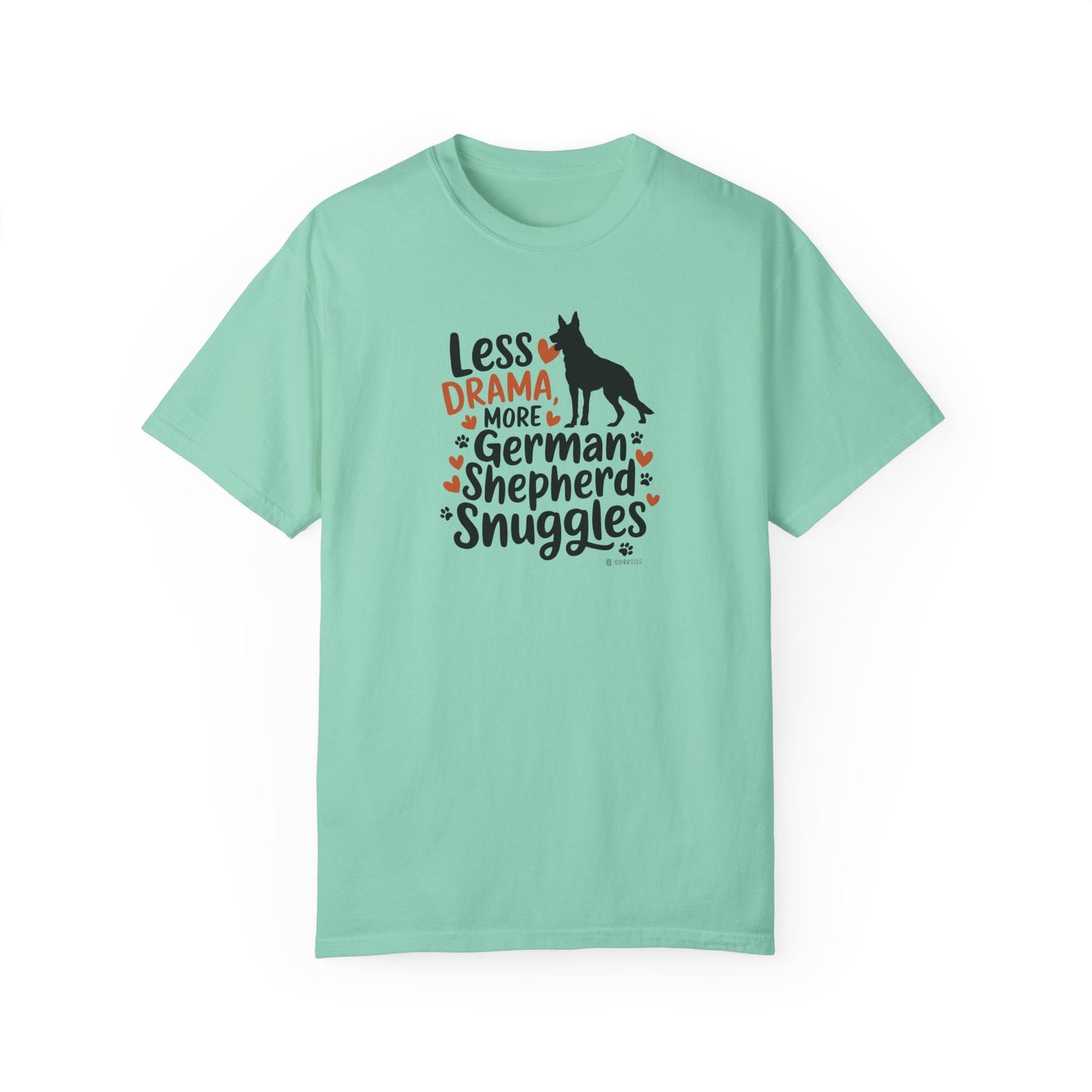 German Shepherd Dog Lover Unisex Garment-Dyed T-shirt, Parent Gift, Funny Dog Tee, Dog Mom Shirt, Gift for Dog Lovers