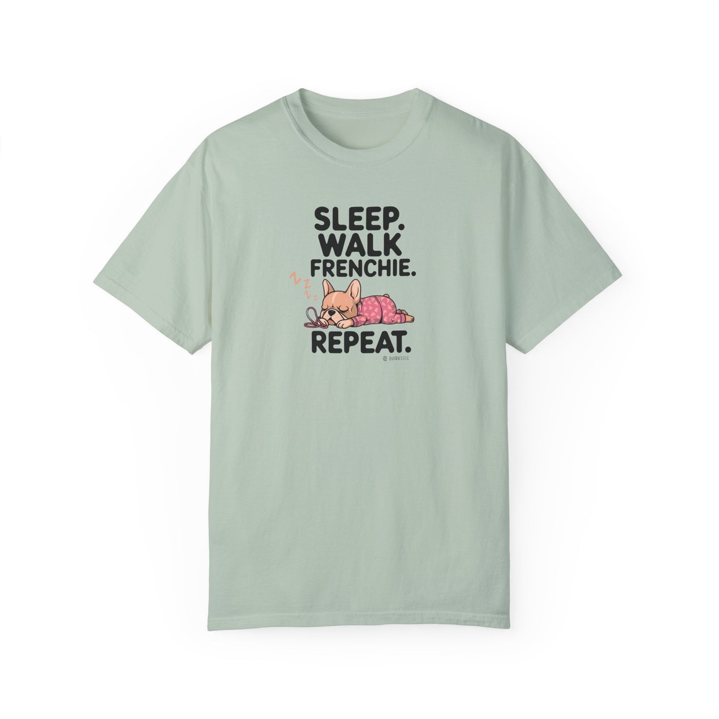 French Bulldog Lover Unisex Garment-Dyed T-shirt, Dog Parent Tee, Cute Bulldog Shirt, Pet Lover Top, Animal Graphic Tee