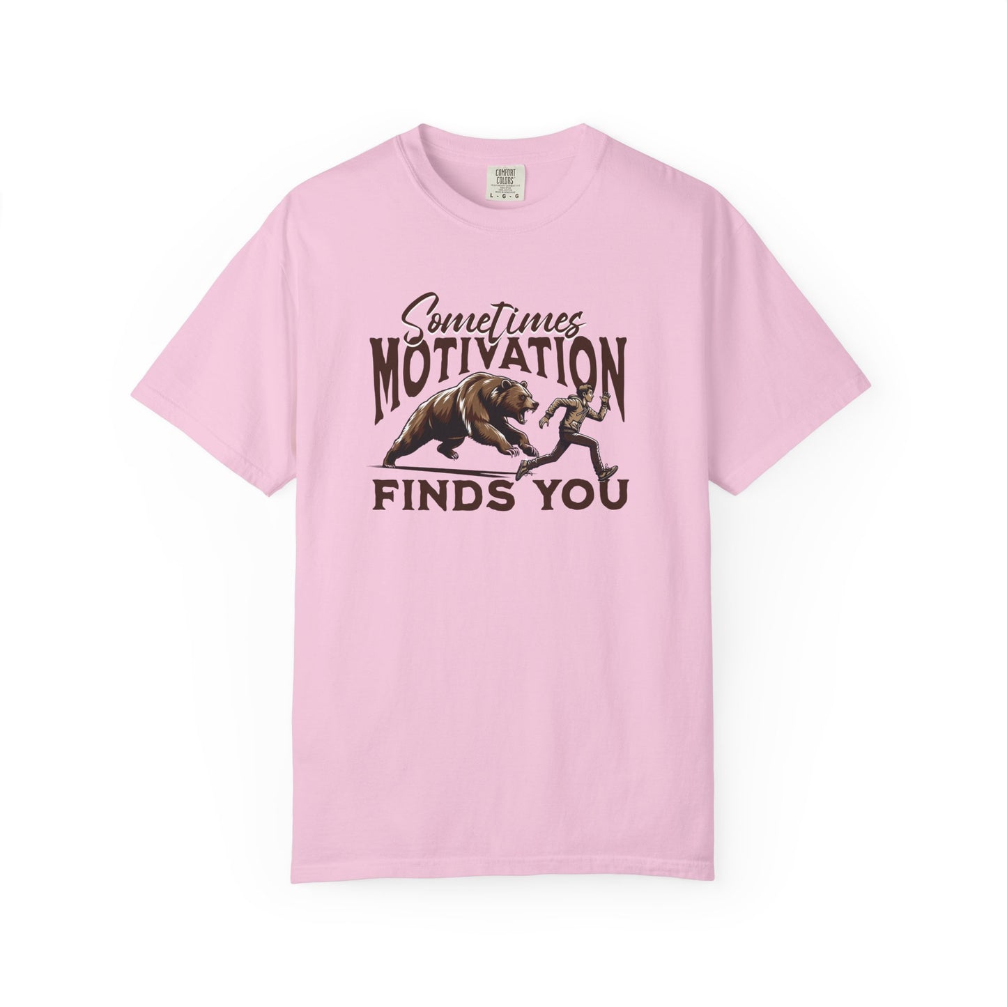 Funny Running Motivation Unisex T-shirt, Bear Chasing Humor Tee, Workout Inspiration Shirt, Fitness Apparel, Running Gift