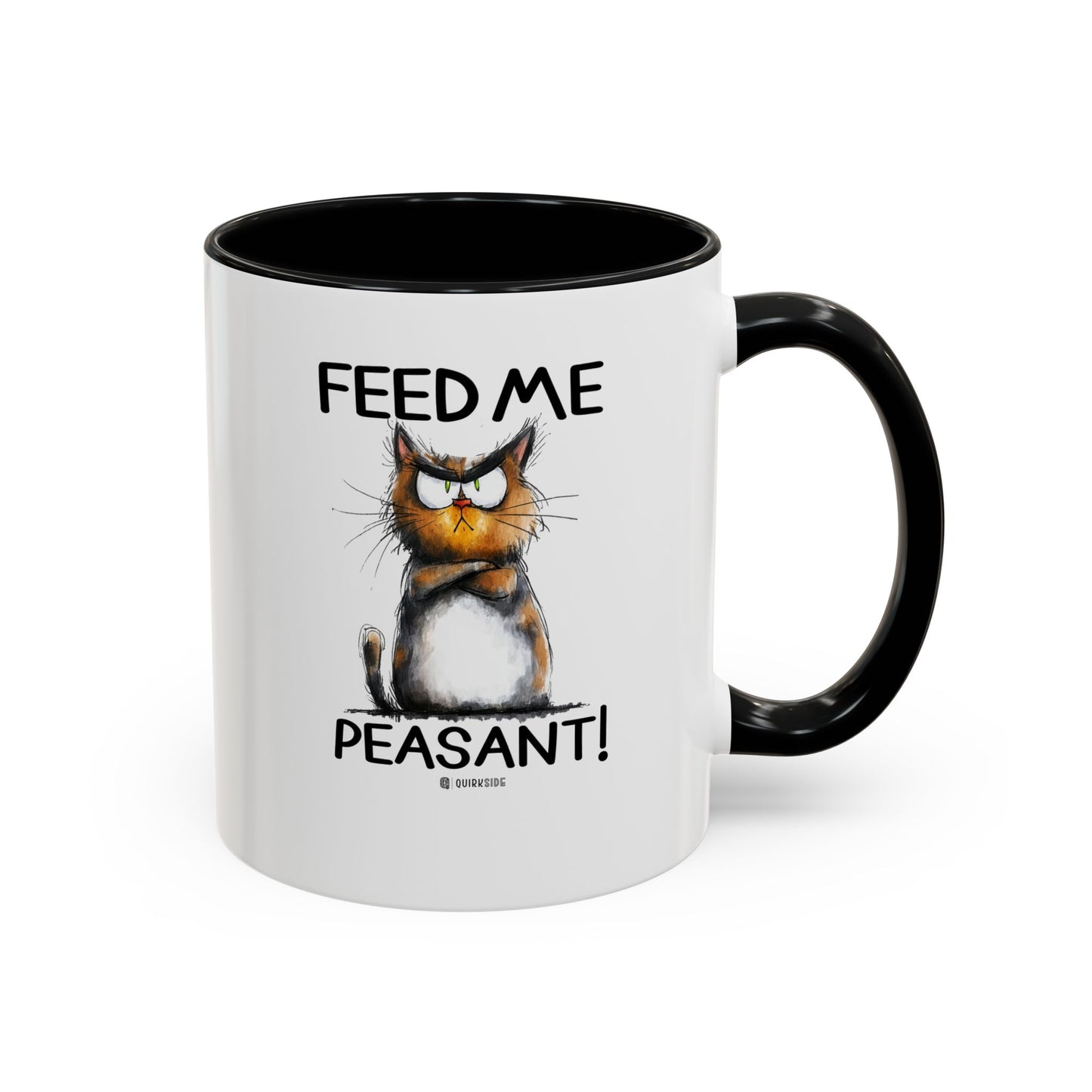 Sassy Cat Accent Coffee Mug | Funny Gift for Cat Lovers | Cute Home Coffee Mug | Unique Cat Mom Present | 11oz & 15oz Available