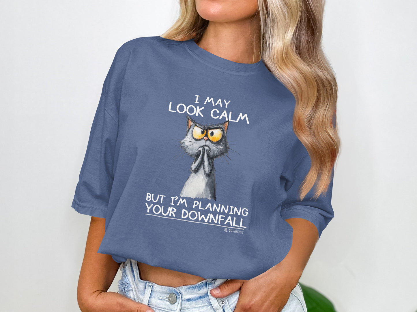 Crazy Cat Tee, Funny Cat Lover Shirt, Feline Fan Top, Cat Owner Gift, Cat Mom Shirt, Cat Dad Tee, Cat Lady Gift, Cat Print T-shirt